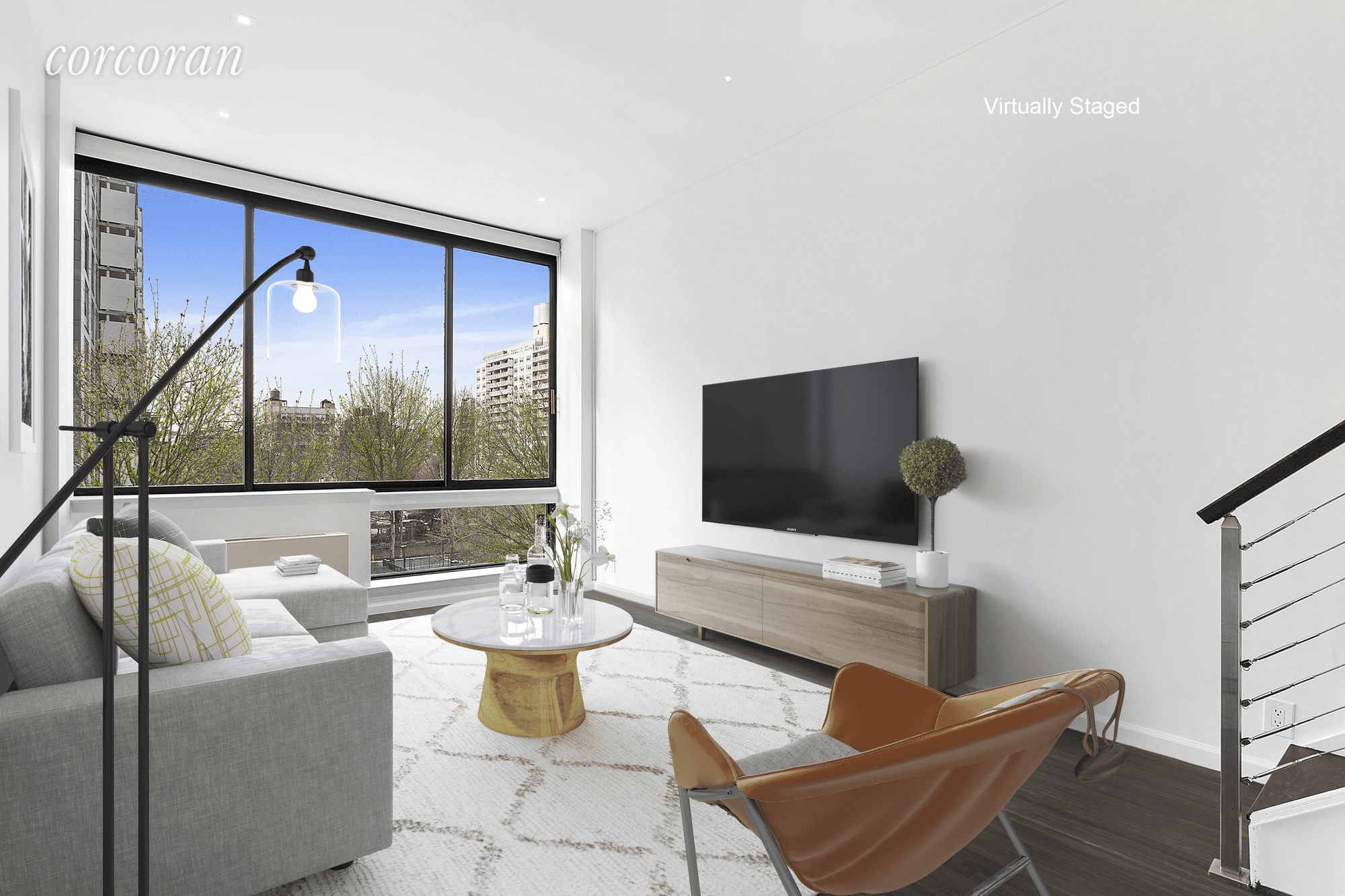 Be home in residence 509 at 77 Bleecker, a quiet and peaceful, sun drenched 1 bedroom directly overlooking the colorful tree tops of Mercer Street Park.