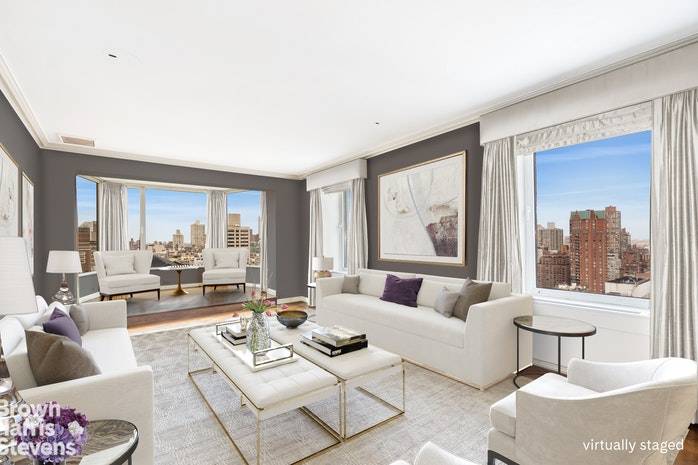 Iconic Carlyle Tower Apartment, Panoramic Views of Central Park and all of Manhattan.