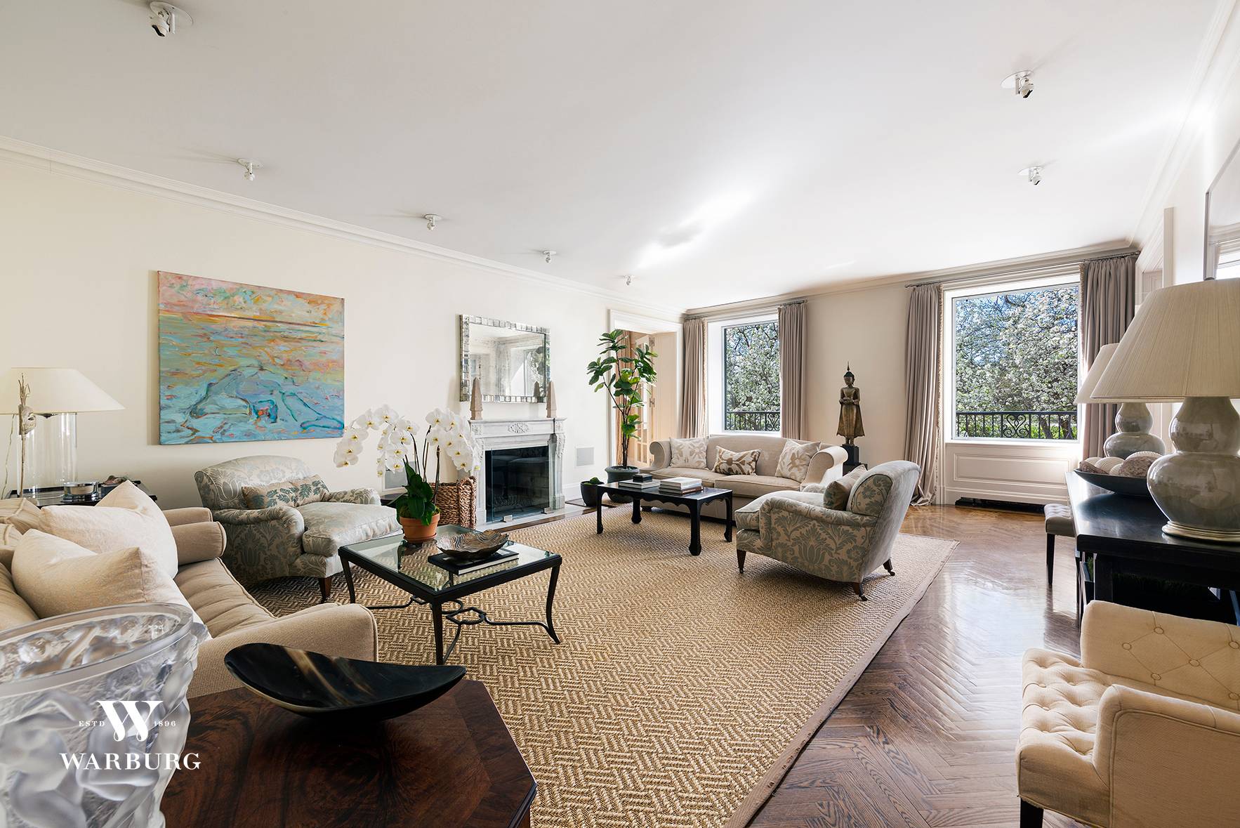 Breathtakingly beautiful, this spectacular 10 into 9 room residence is located in one of the most distinguished pre war cooperatives on Museum Mile, representing the best of the renowned 1920s ...