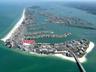 aerial Clearwater Beach and Sand Key Bridge