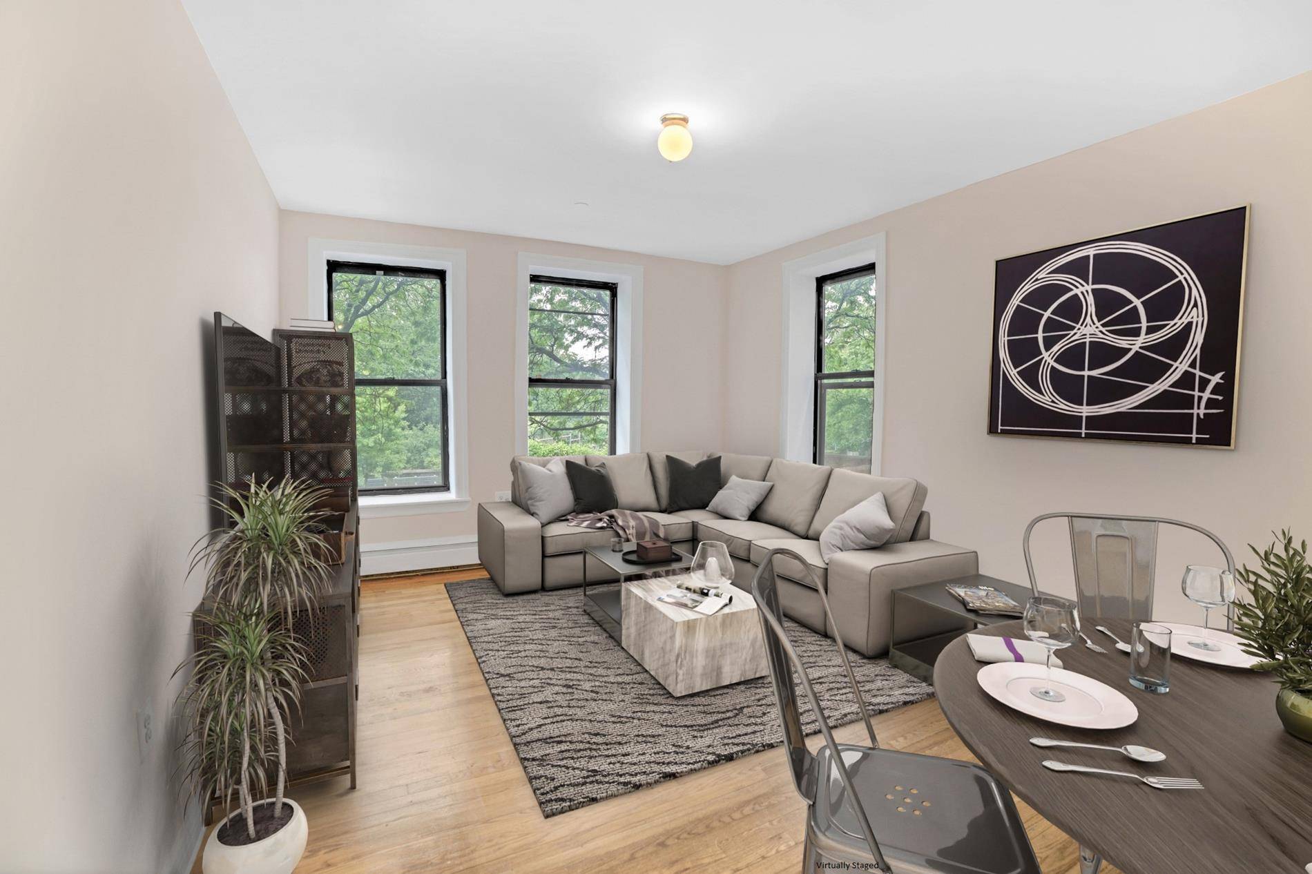 Gracious and affordable 2 Bedroom home on Central Park North.