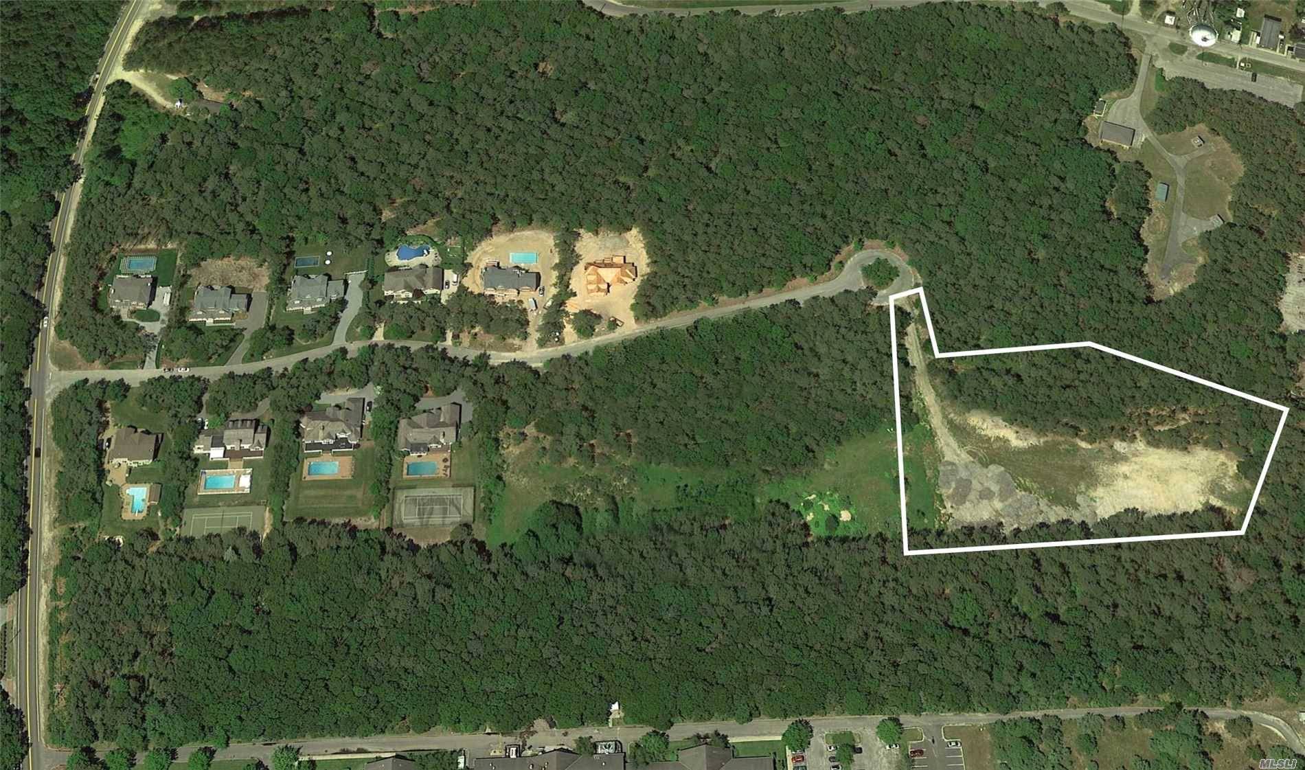Westhampton 3. 24 acre prime and beautiful building lot in the final stages of receiving Southampton Town approval for subdivision into 3 residential lots, with those improvements required for subdivision ...