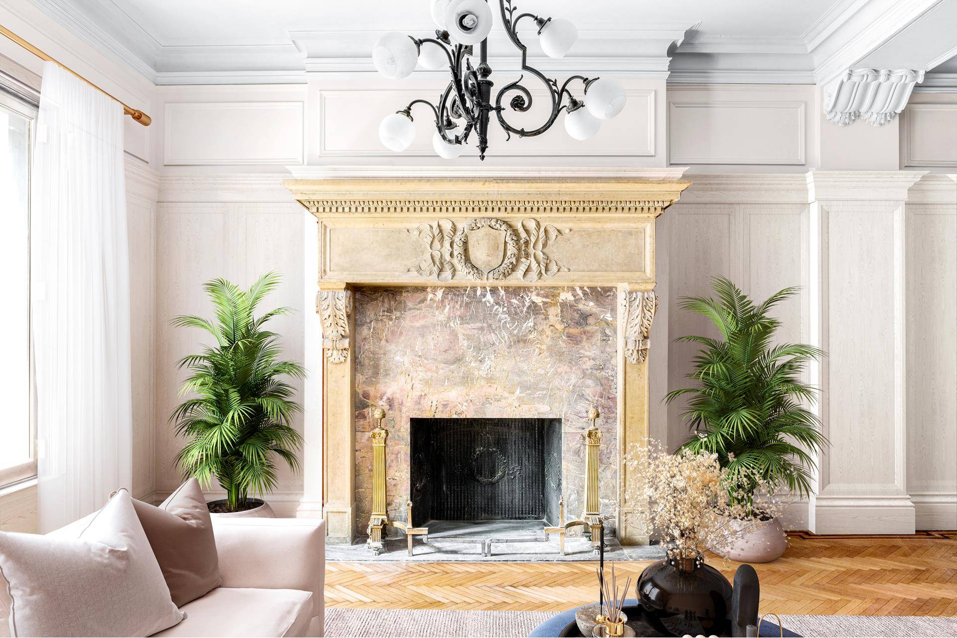 The Tracy Mansion, a beloved Park Slope landmark with a dignified Neo Classical facade of marble has been reborn as seven exquisitely crafted condominium residences.