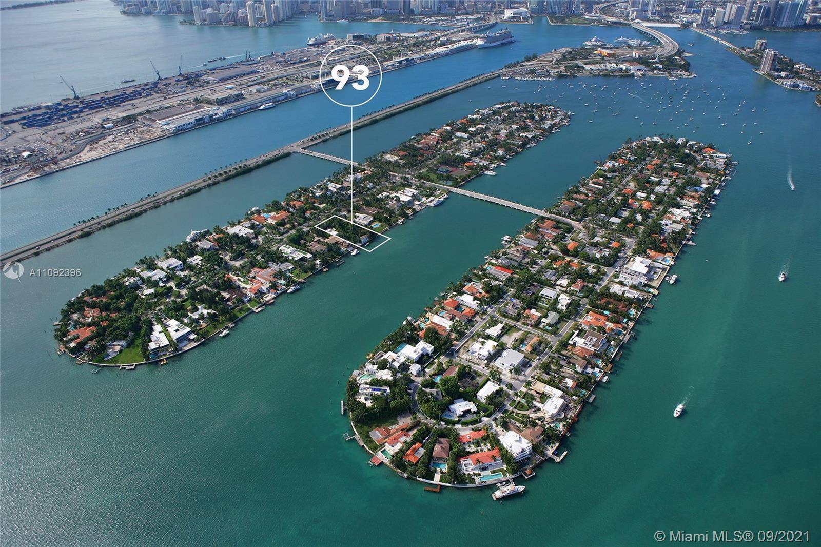 93 Palm Ave is the best deal for a large waterfront lot on Miami Beach !