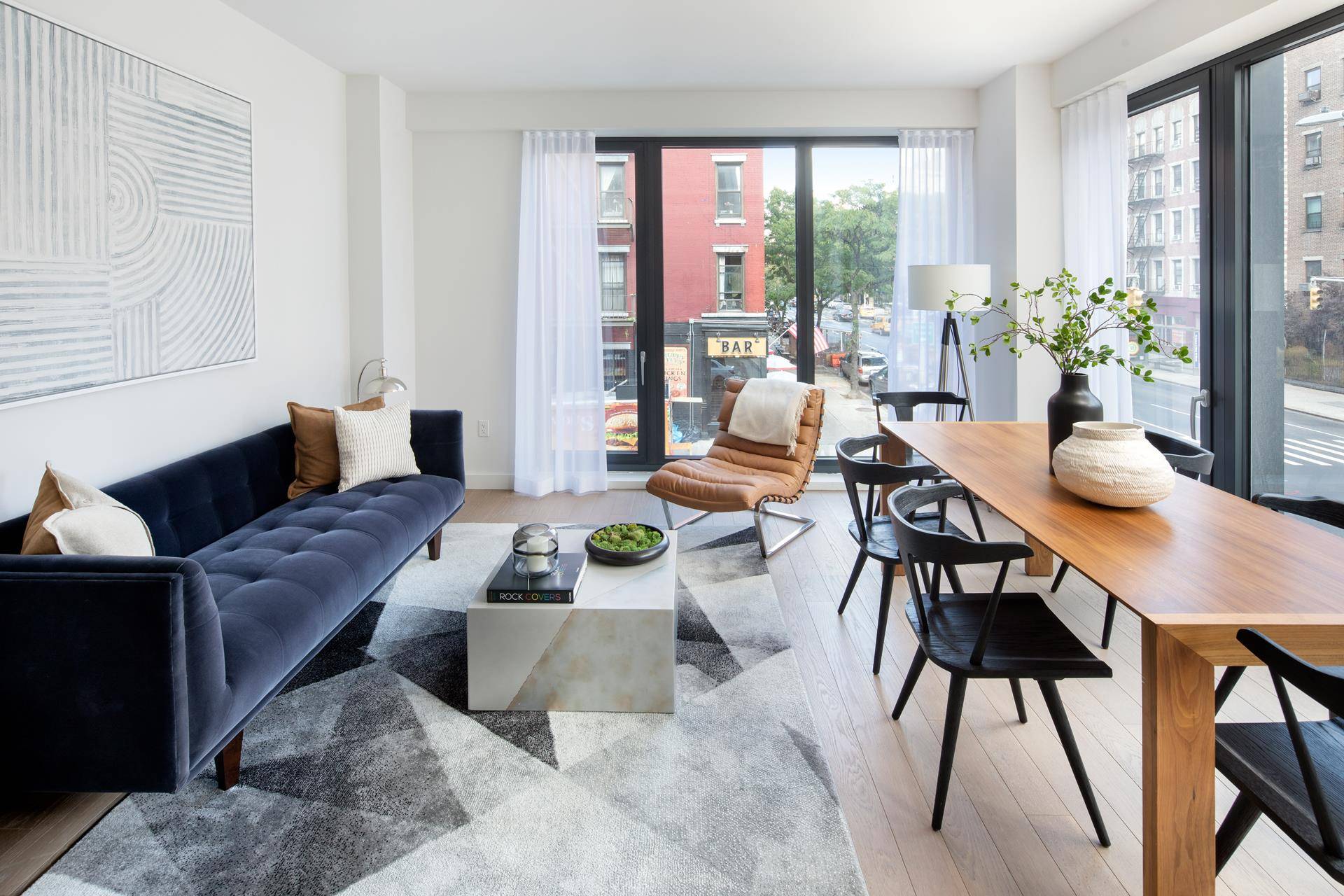 A modern oasis in Midtown West, with fabulous outdoor living spaces.