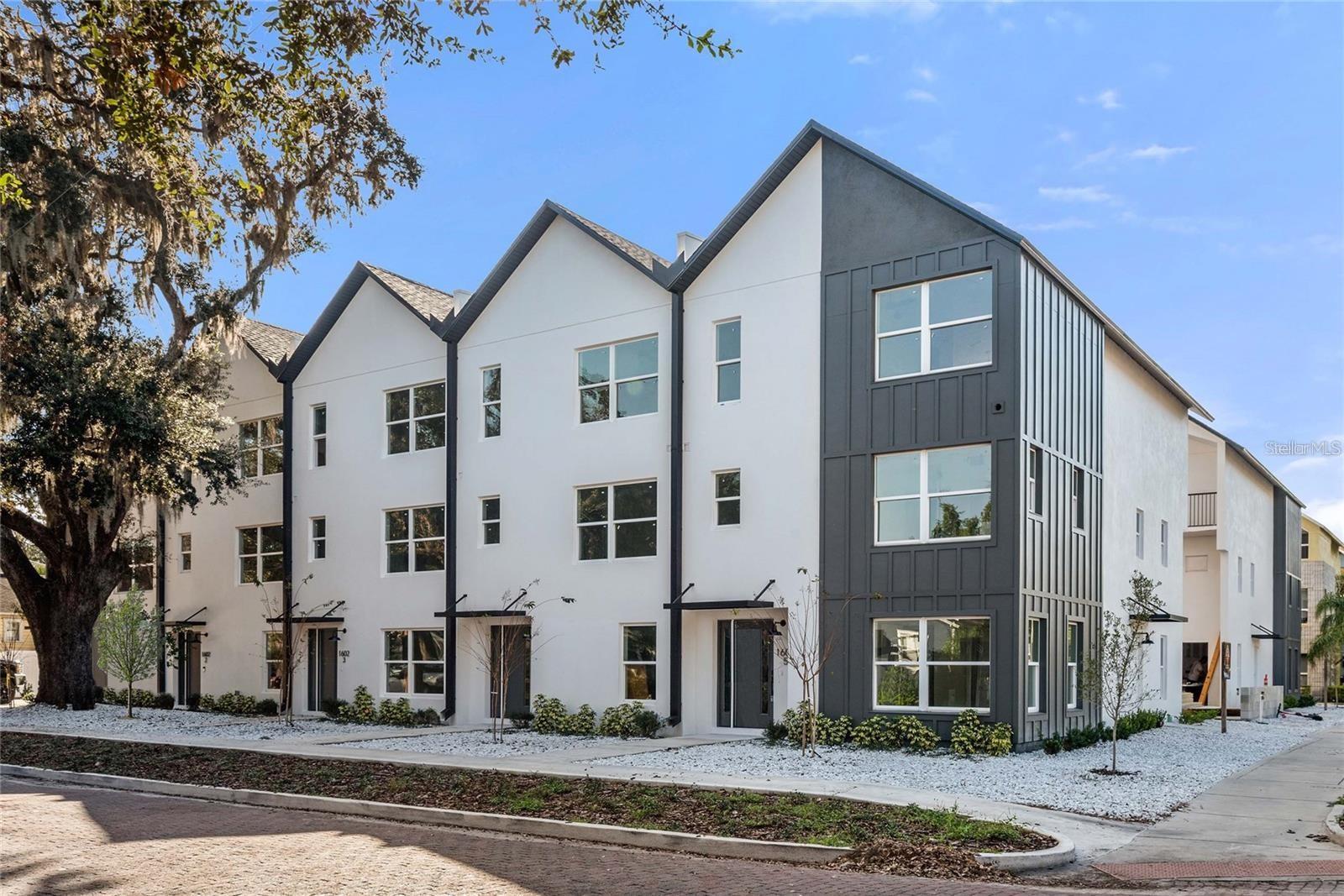 Modern exterior.