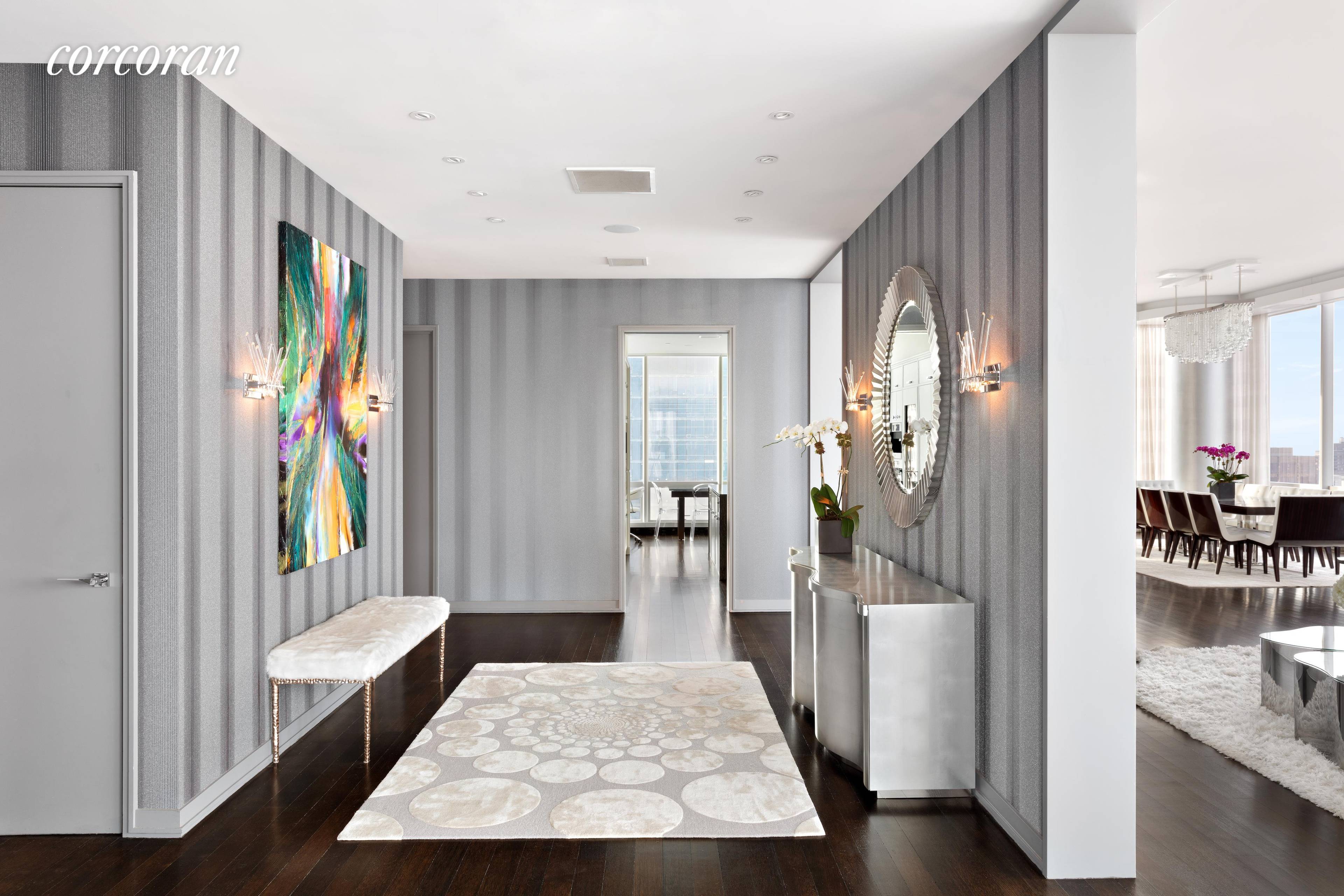 Residence 58A at One57 Spectacular Central Park Views and Modern Design Three Bedrooms Four Baths Powder Room 4, 483 sqft Furnished Rental This 58th floor A line residence at One57 ...
