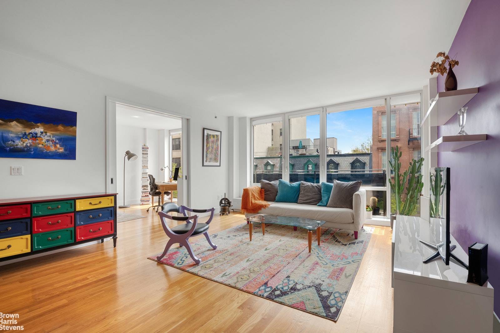 Floor Through Dream Home with Balcony Your turnkey and expansive floor through 3 bed 3 full bath home awaits at 129 West 123rd Street.