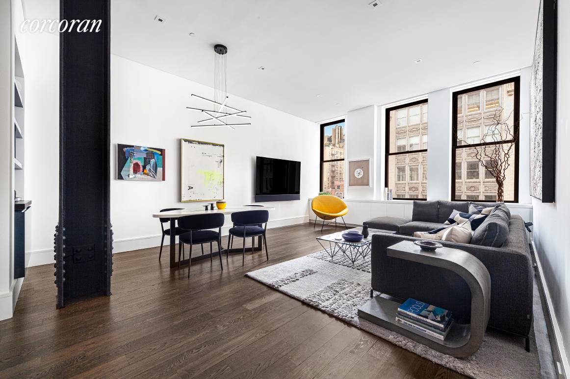 Welcome home to unit 6C at the coveted prewar condominium, located at 260 Park Avenue South.