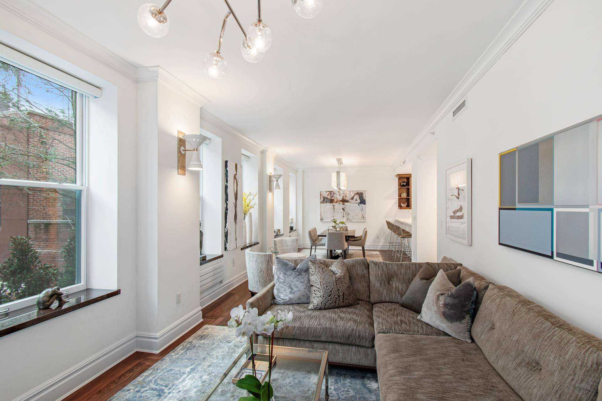 TURNKEY FURNISHED GREENWICH VILLAGE PRE WAR CONDOWelcome to 31 W 11th Street 2B, an architectural gem nestled in the center of a beautiful tree lined townhouse oasis, offering tranquility amidst ...