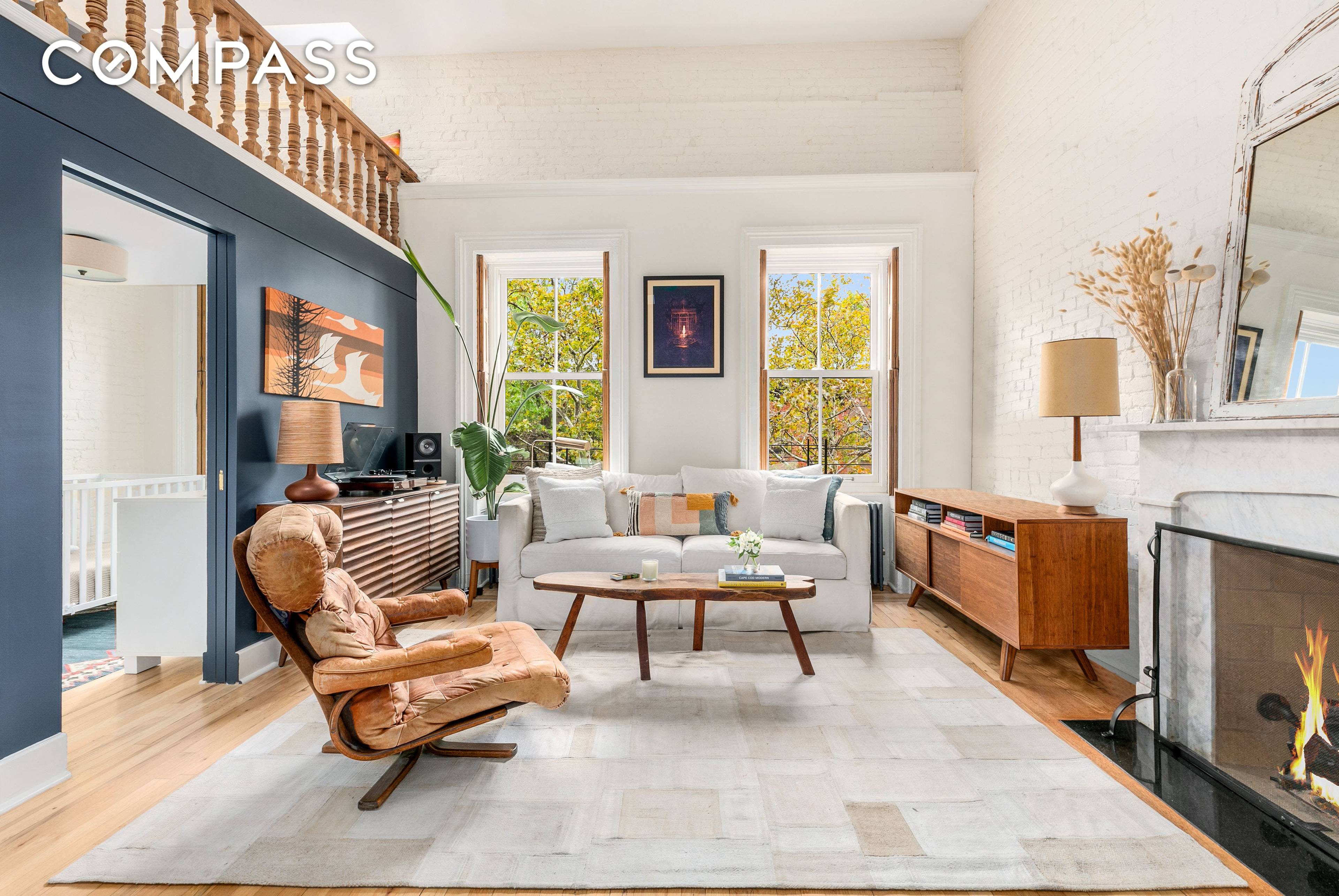 Welcome to 33 Tompkins Place, 3, a stunning multi level CONDO in a historic brownstone on one of the most coveted blocks in prime Cobble Hill.
