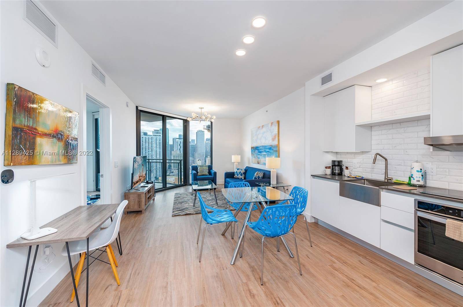 One bedroom luxury apartment for rent 30 days or more short term or long term at the Bezel Miami in Downtown, with beautiful design The Bezel is luxury living close ...