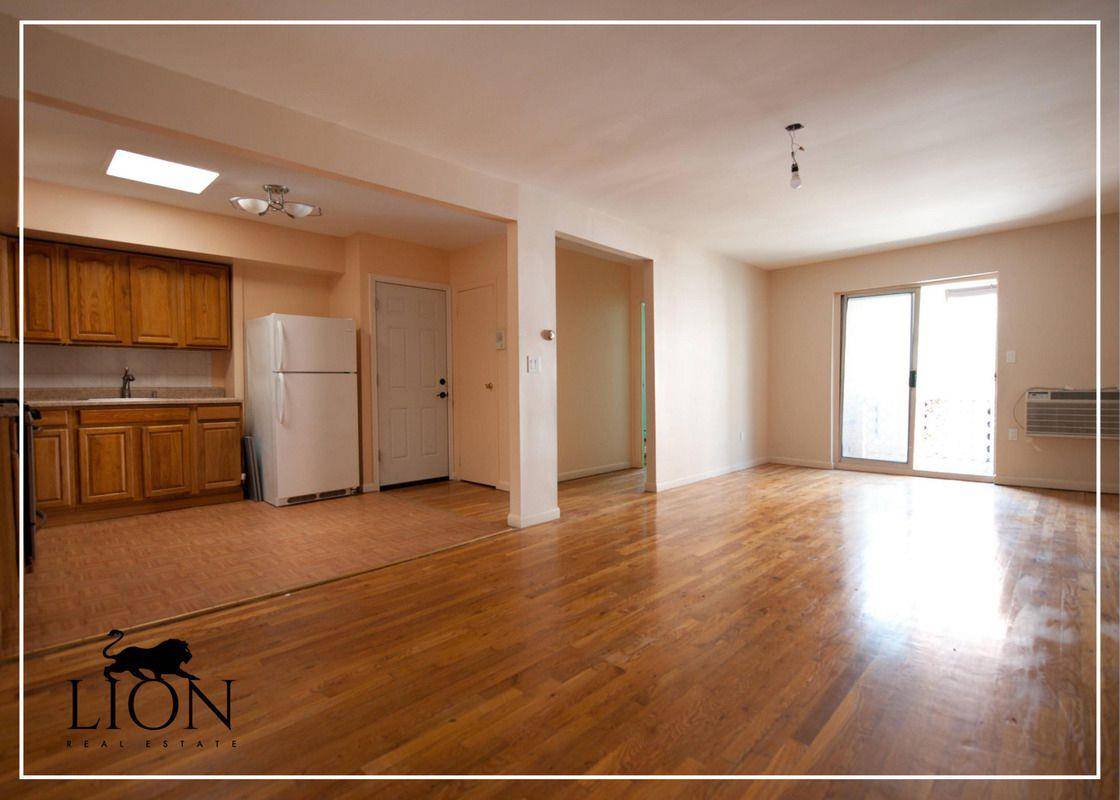 Top Floor 3 Bedrooms, 1. 5 baths with balconyApartment hardwood floors throughout the apartment, generous living room space and a lot of closets.