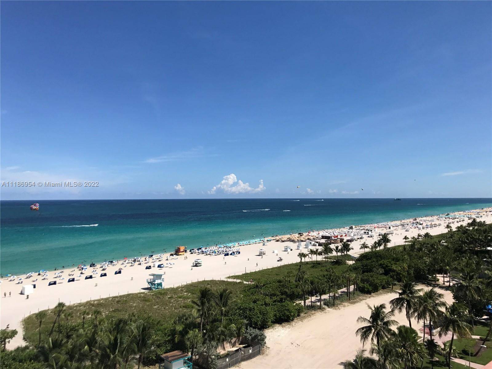 Exquisitely finished and furnished one bedroom plus den with two twin beds in the den, oceanfront condo hotel residence.