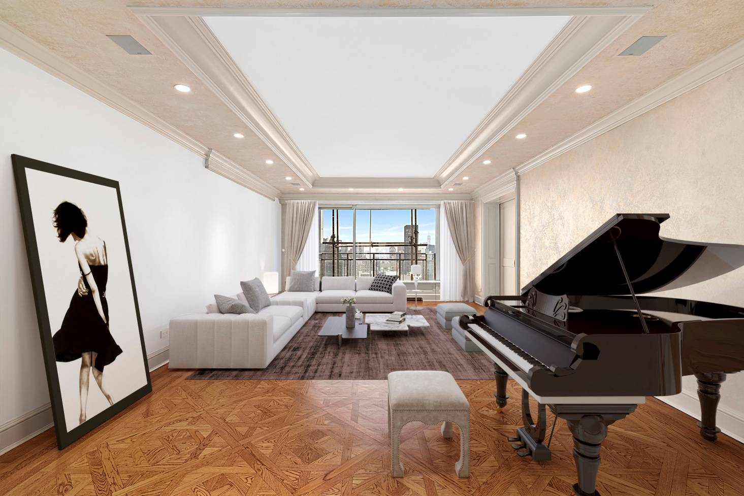 Perched on the corner of the 45th floor of the iconic Excelsior with over 3, 300 square feet, this elegantly appointed home with grand proportions is the definition of luxury ...