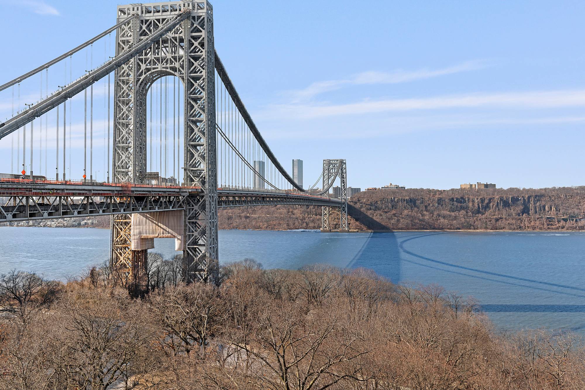Light and bright two bedroom home with spectacular HUDSON RIVER and GEORGE WASHINGTON BRIDGE VIEWS !