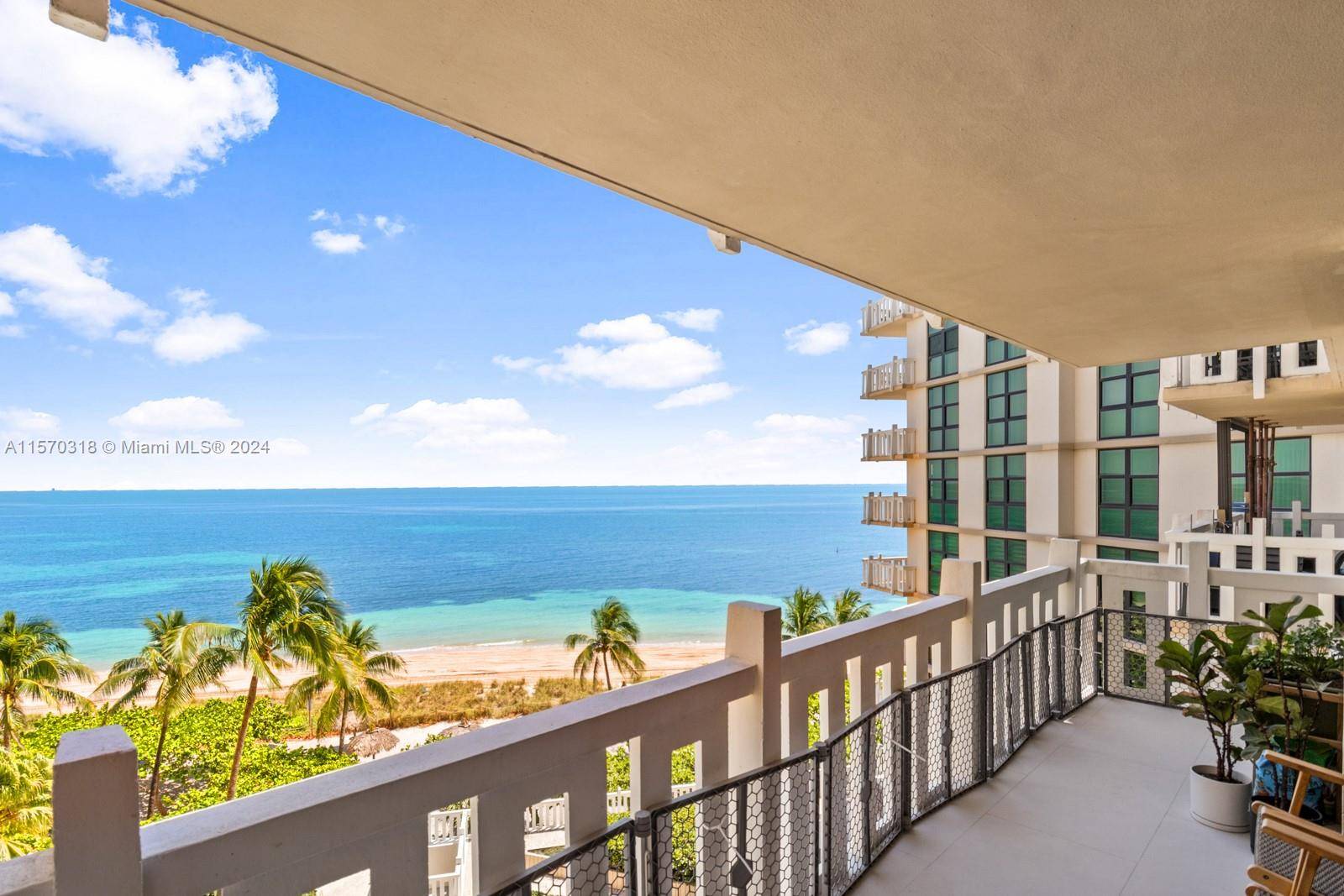 Spectacular, fully remodeled 2 beds 2 baths unit at the best oceanfront location on Key Biscayne.