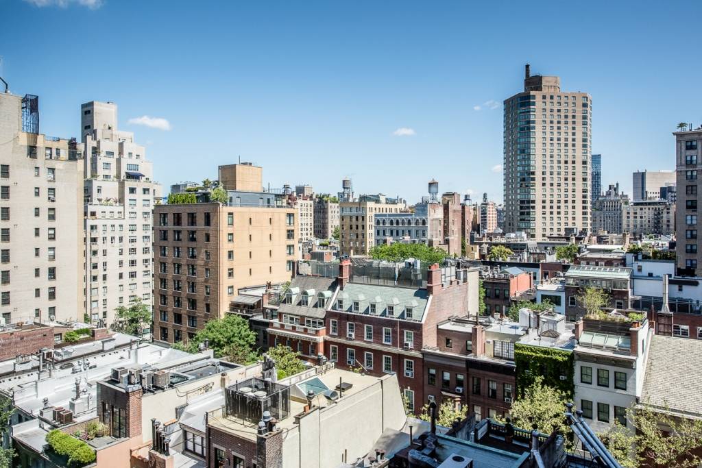 Mint sun drenched high floor five room with wonderful views of Carnegie Hill.
