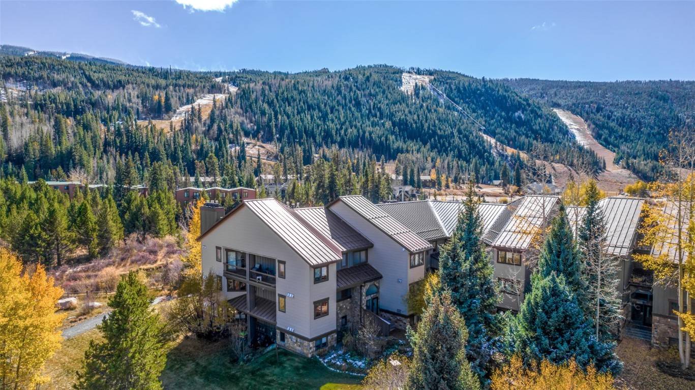 Ultra spacious and super sunny two bedroom two full bath Frostfire condo perfectly positioned to take in the serene views of the wetlands slopes of Keystone.