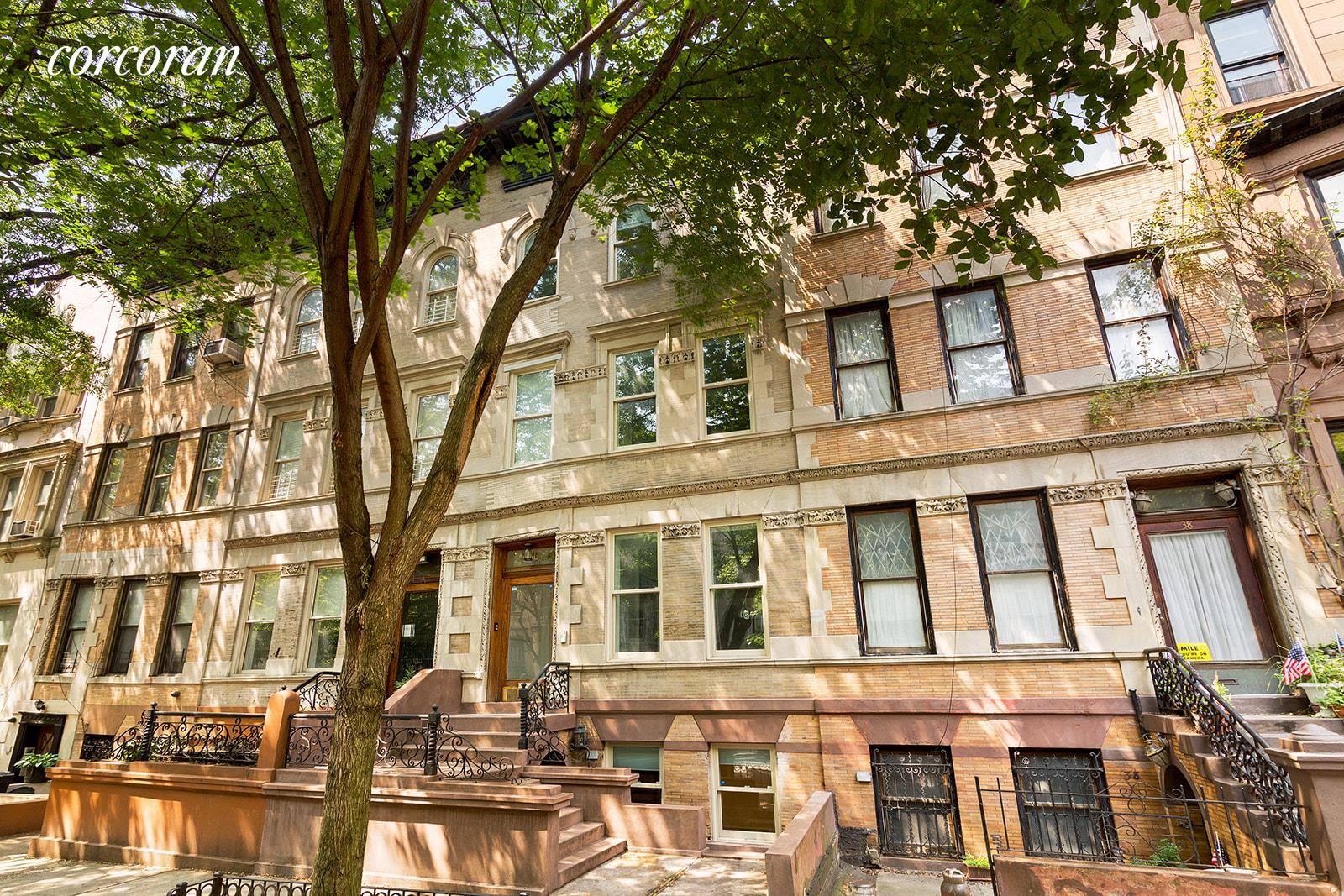 PRICE REDUCTION A spectacular 20 wide, four story townhouse on historic Hamilton Terrace.