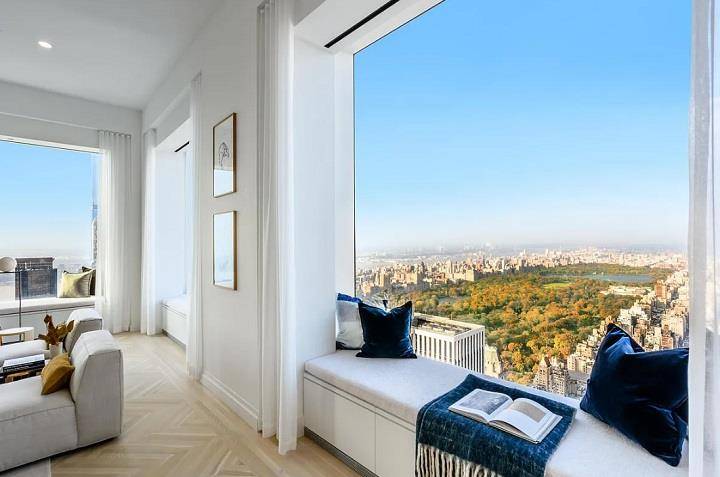 Occupying the entire western half of the 66th floor, this 4, 019 square foot residence at the iconic 432 Park Avenue encapsulates fully unobstructed views of Central Park and the ...