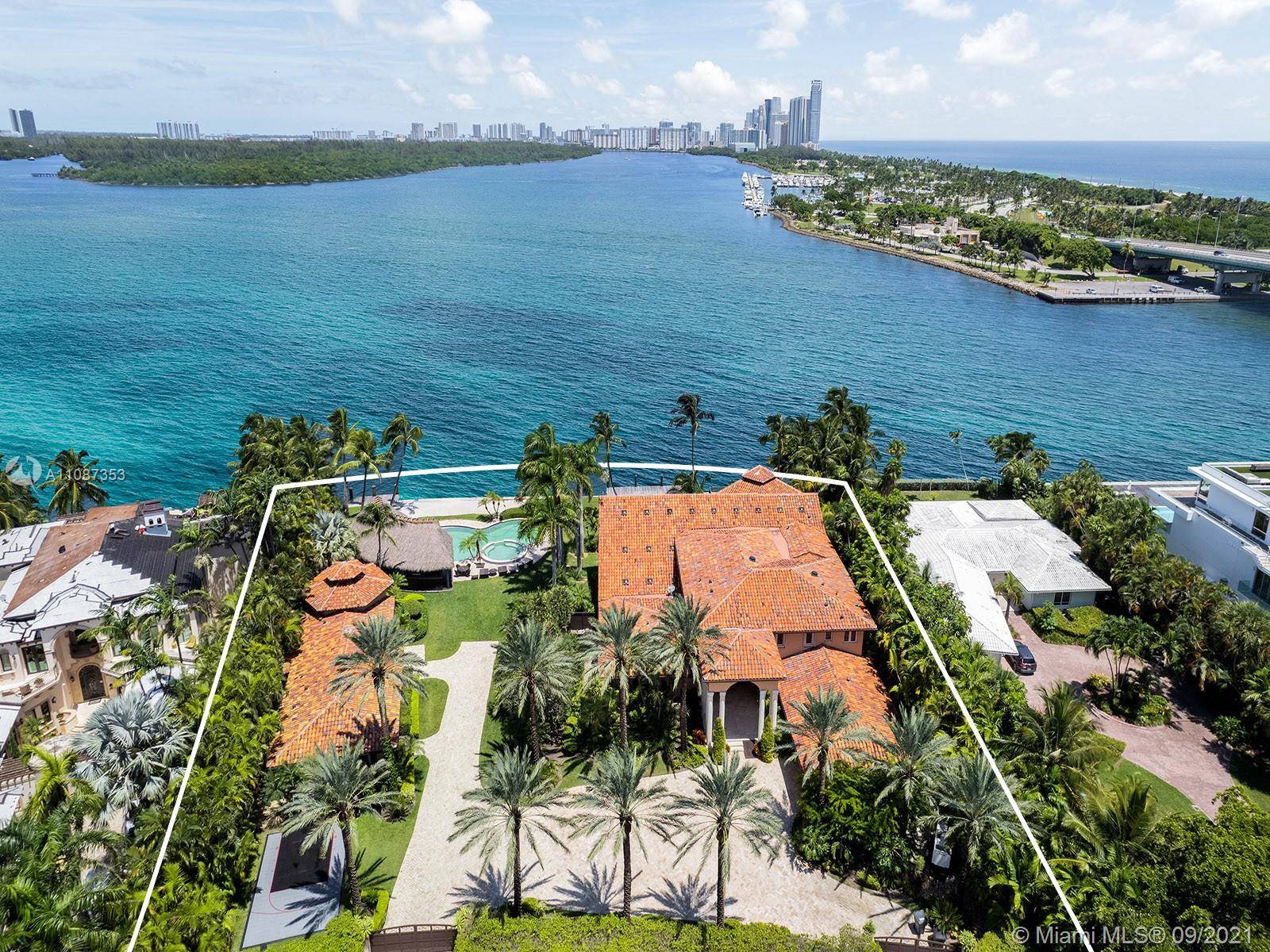 This trophy Bayfront property in the exclusive gated community of Bal Harbour Located on prestigious Bal Bay Drive, the double lot is over an acre in size, with 178 linear ...