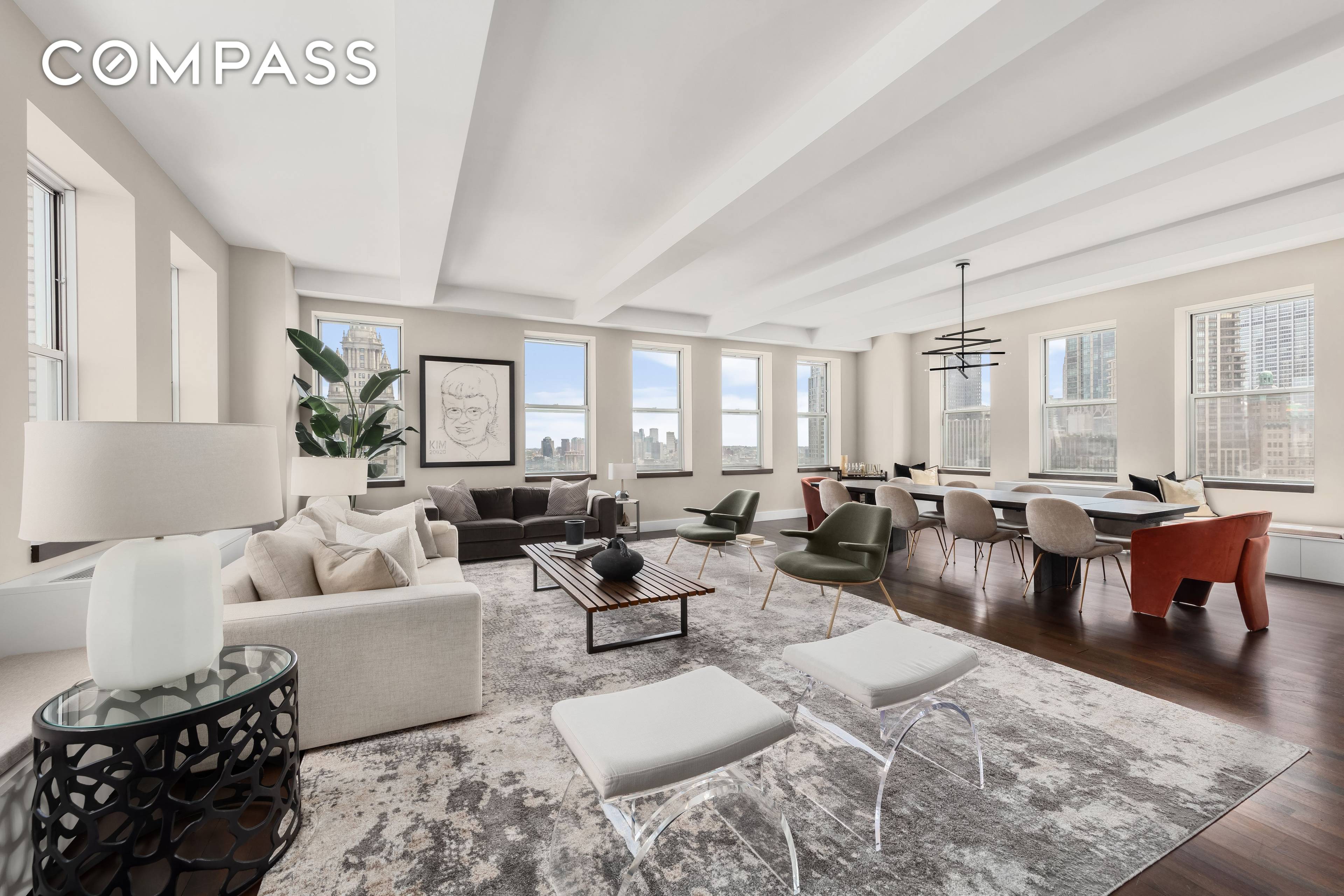 Welcome to this spacious 3, 500sqft TriBeCa loft with unobstructed southern, northern, and eastern exposures.