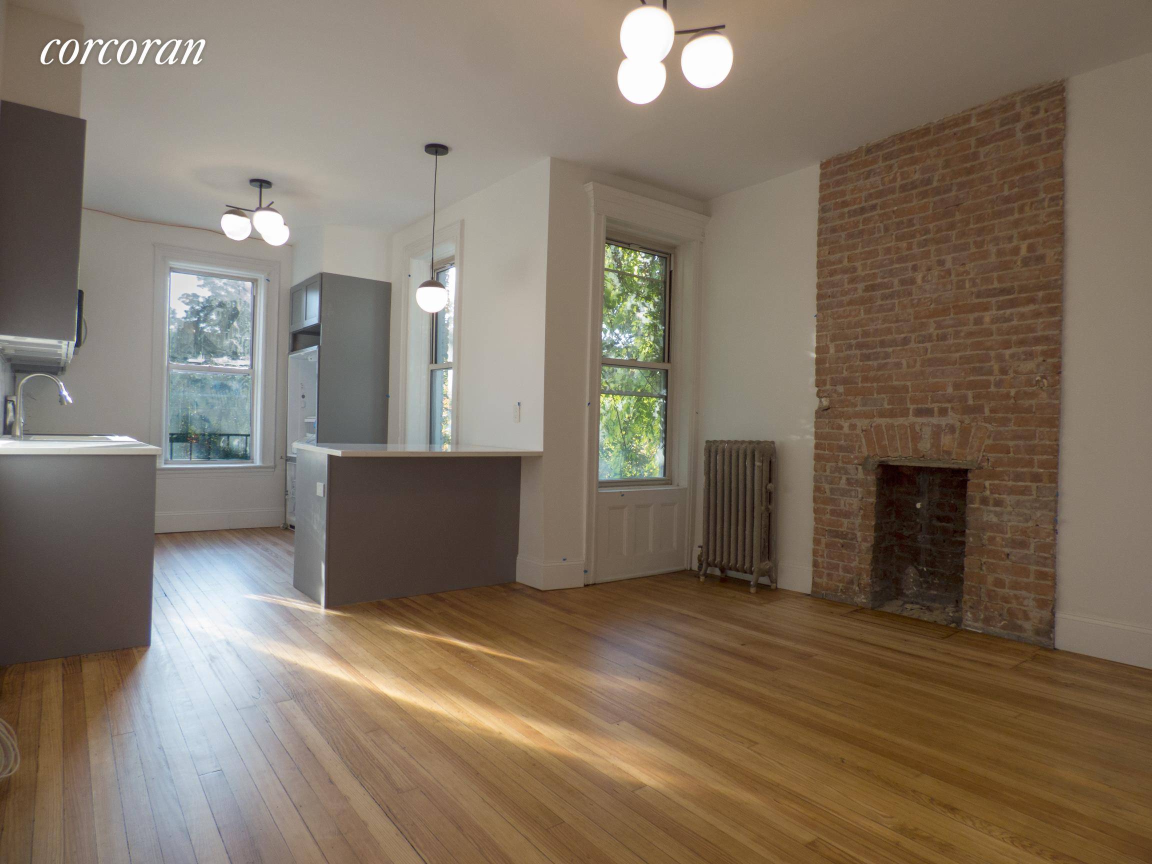 INCREDIBLE 1700 sq ft FULL FLOOR FOUR BEDROOM HOME OFFICE residence in an intimate four unit building in Park Slope.
