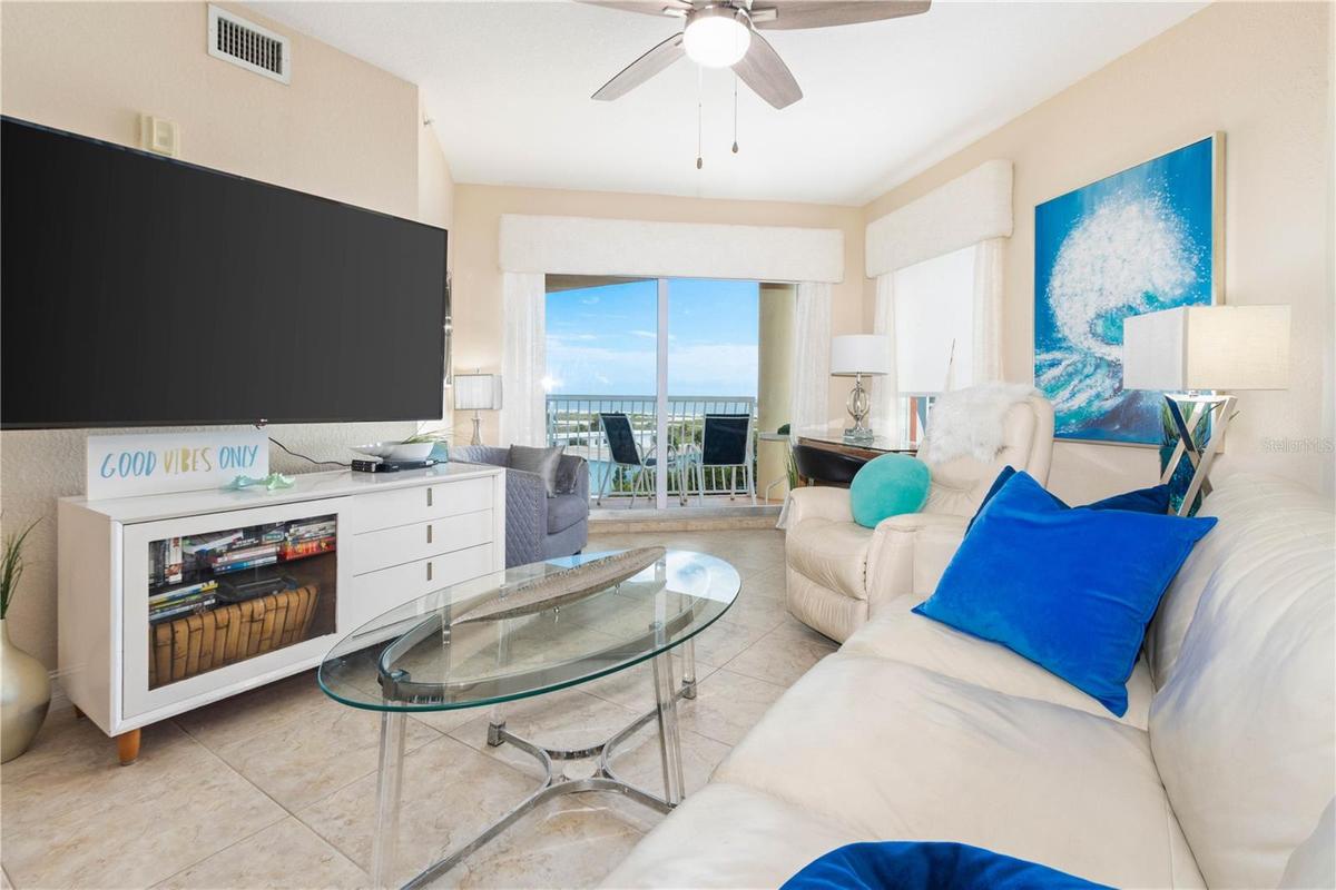 Gulf Views from Living Area