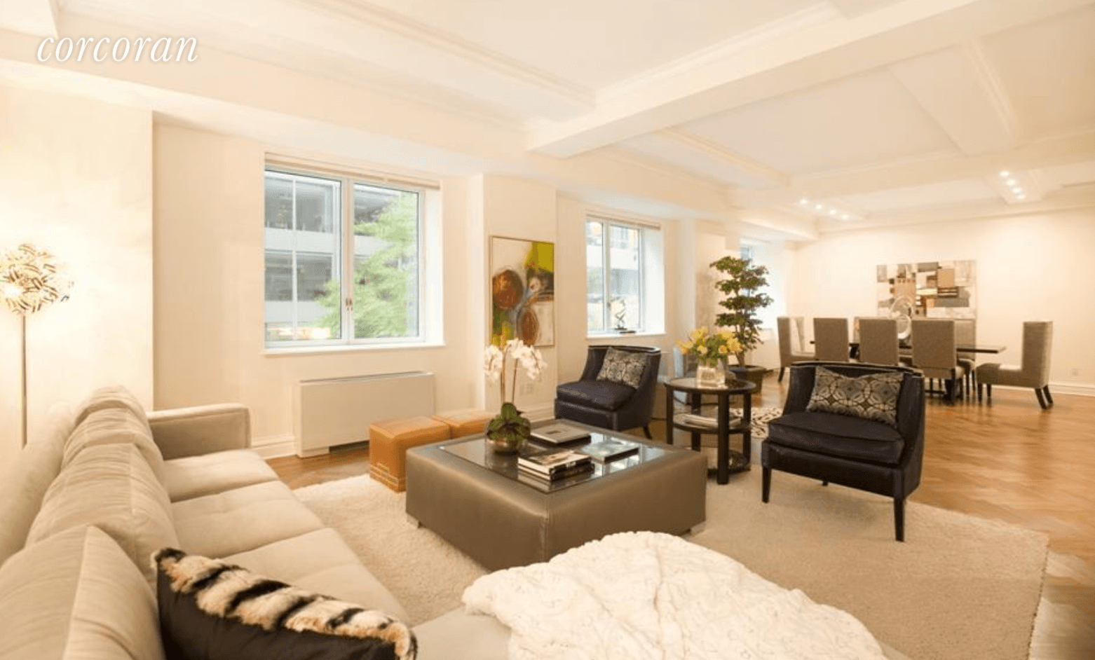 The epitome of elegance, this stylish 4 bedroom, 6 and a half bath condominium with a huge terrace in the sought after 502 Avenue was designed for luxurious comfort.