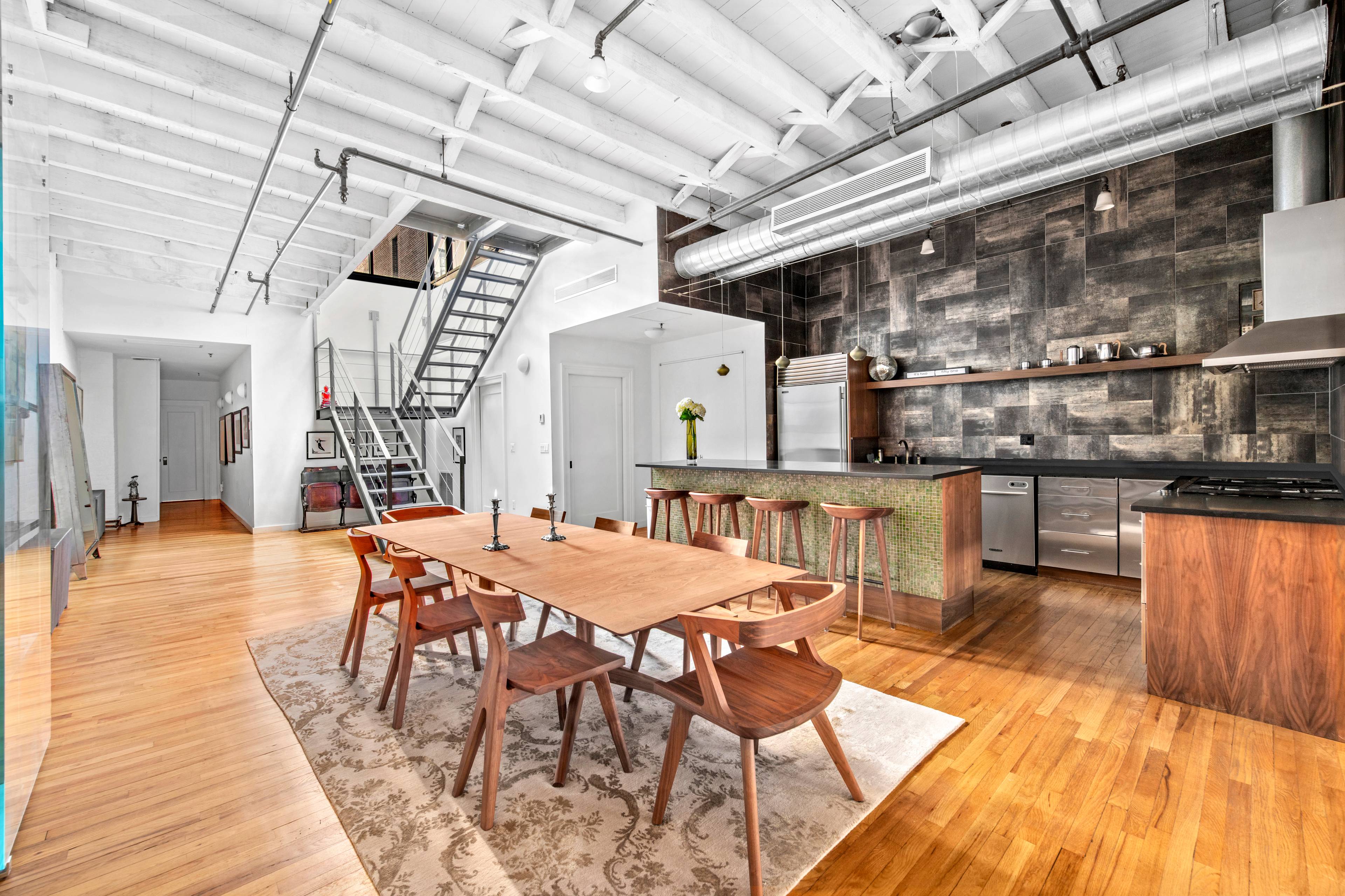 Welcome to the penthouse at 41 Murray and to true TriBeCa loft living.