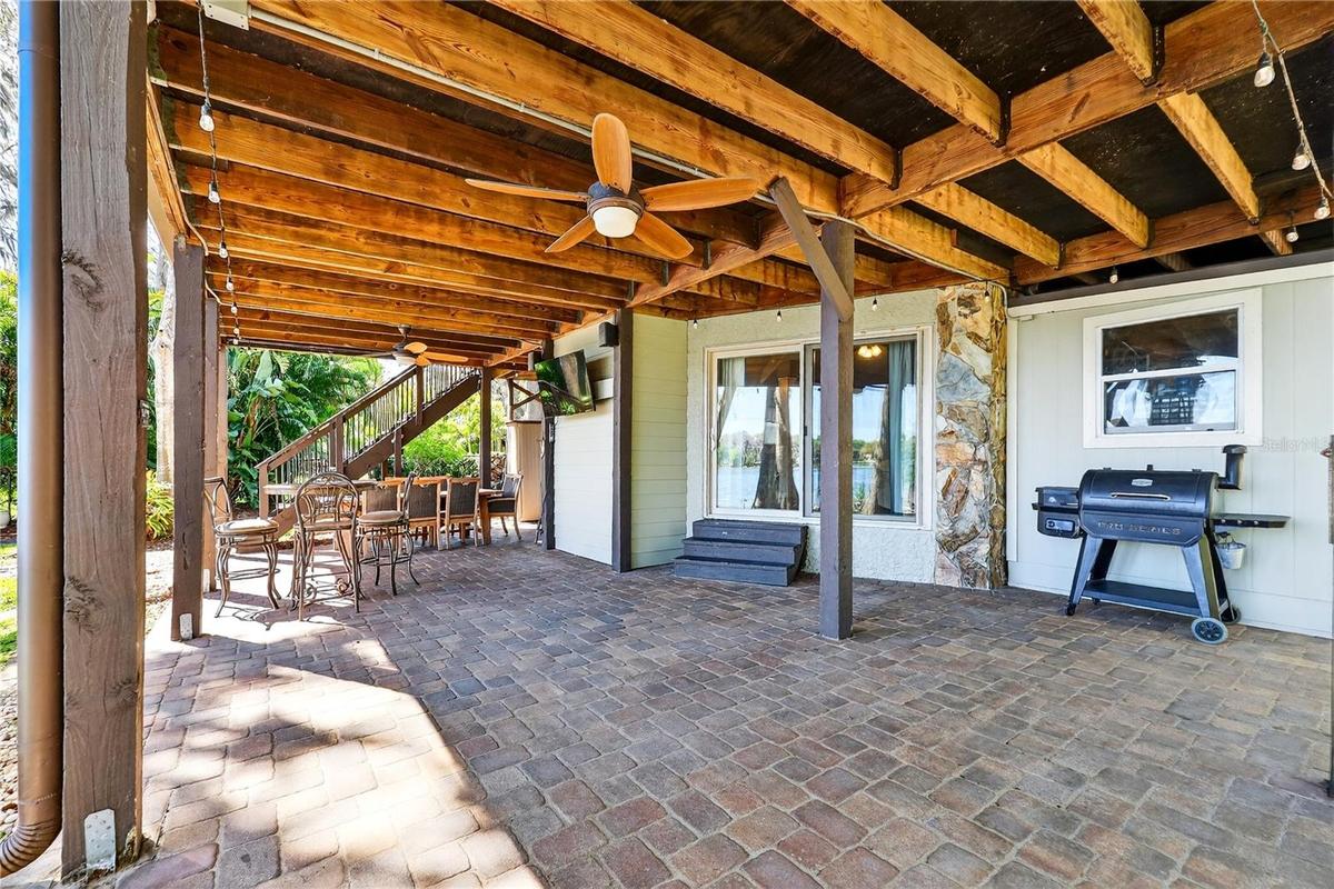 Back patio for entertaining