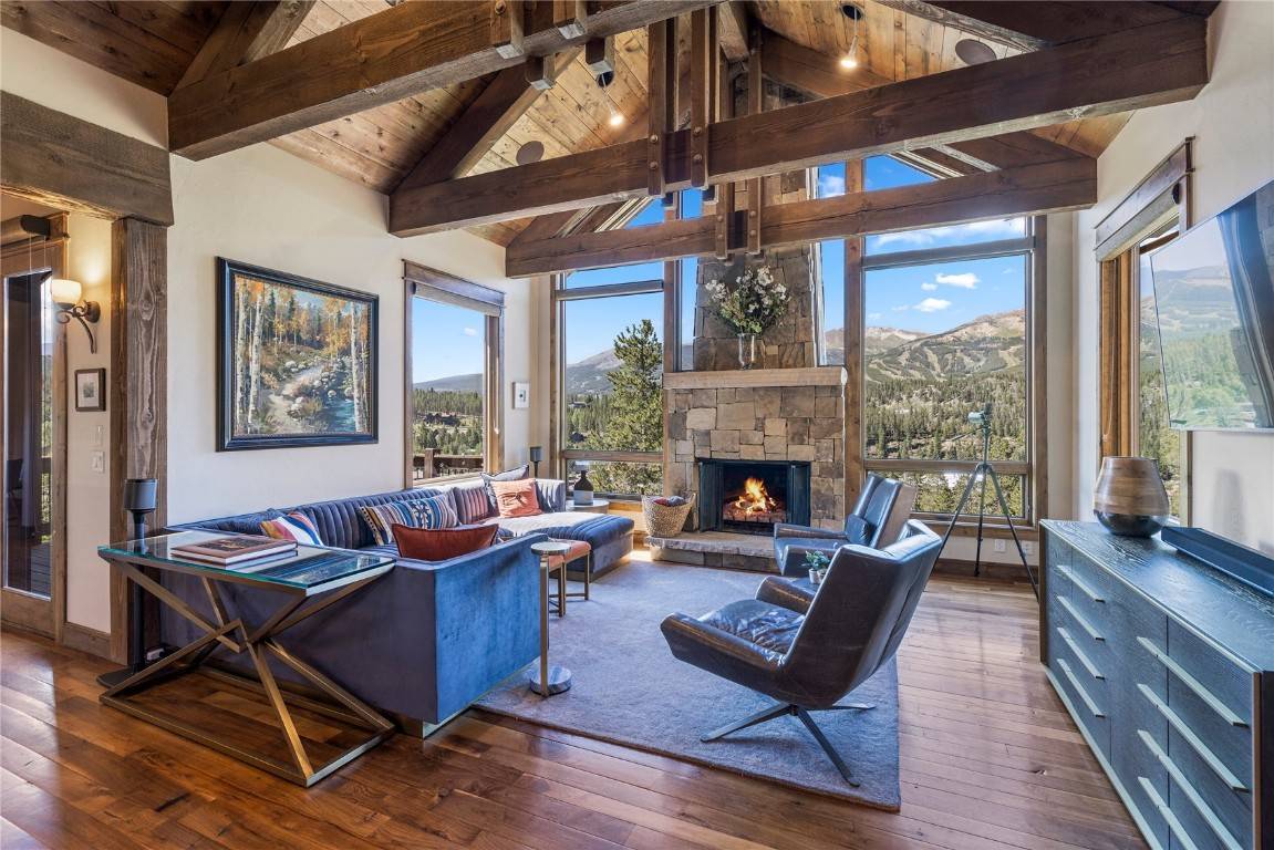 Endless Tenmile Range and ski area views from every room !