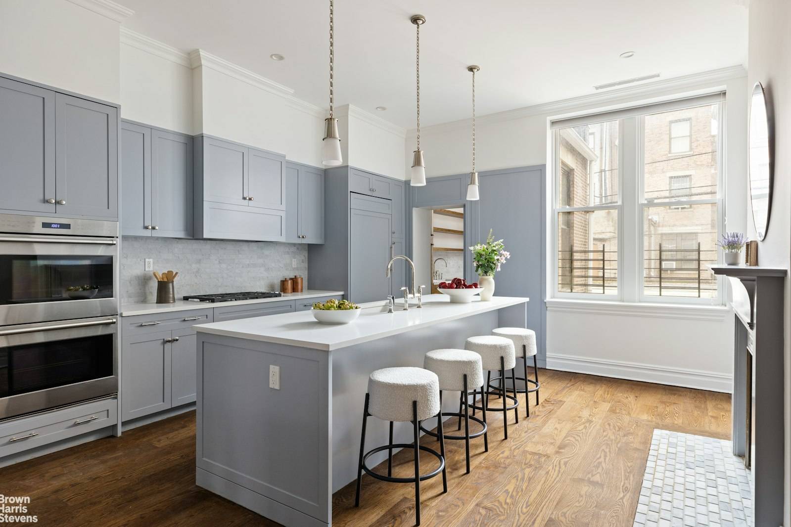 This beautifully reimagined Striver's Row brownstone seamlessly blends classic elegance with contemporary luxury, offering an unrivaled living experience.