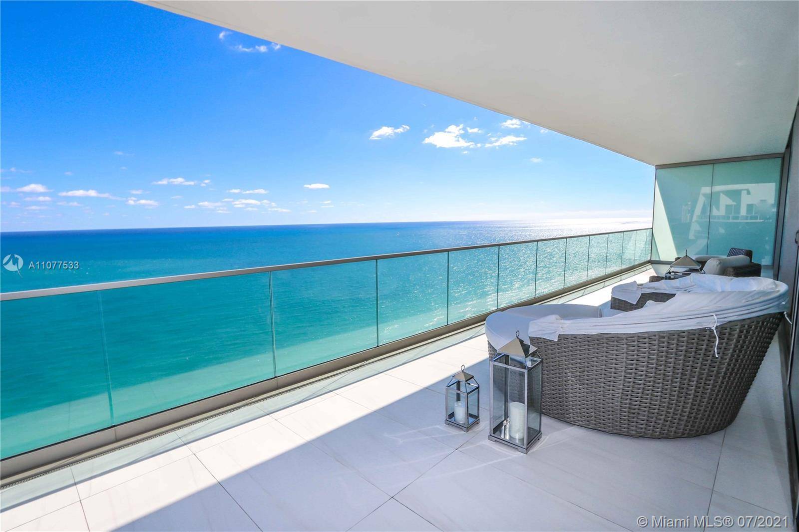 AVAILABLE NOVEMBER 1st. Expansive floor through corner residence at Oceana Bal Harbour North Tower.