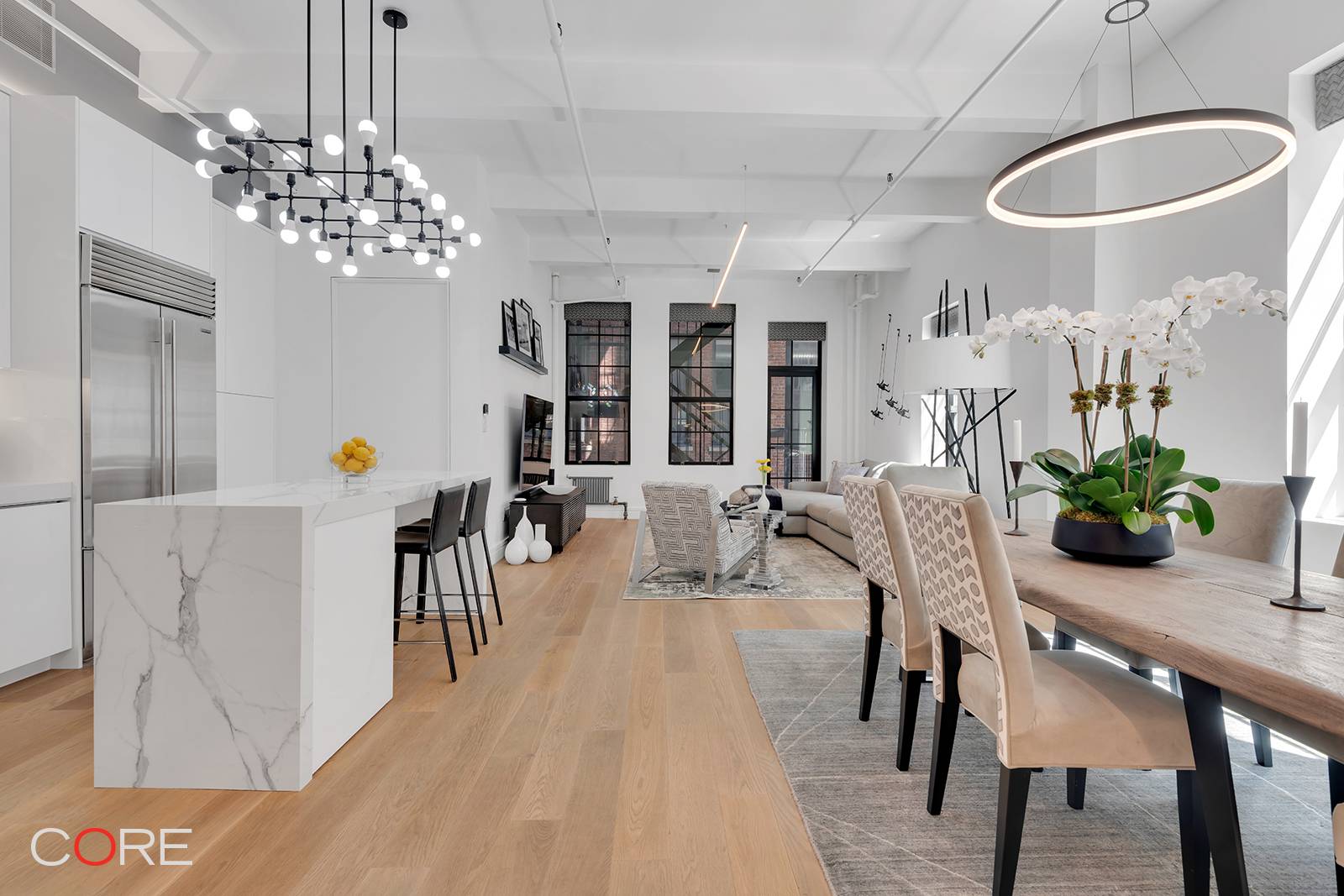 Rare opportunity a sprawling, beautifully renovated two bedroom, two bathroom loft with top of the line finishes in the heart of Chelsea NoMad.