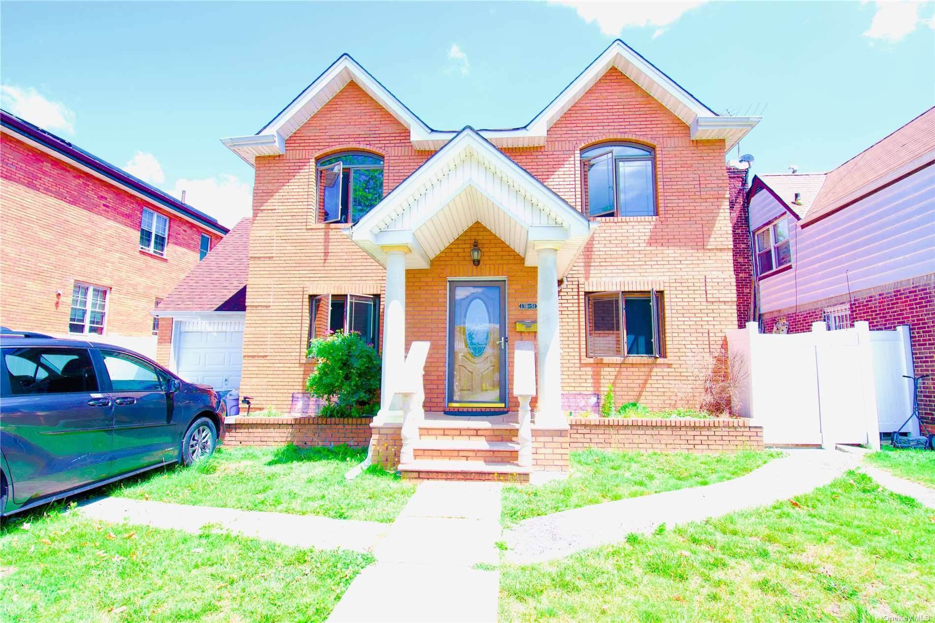 Detached single family brick house located in heart of flushing, close to Main street and Long Island Express way, walk distance to supermarket and many restaurants nearby, close to Queens ...