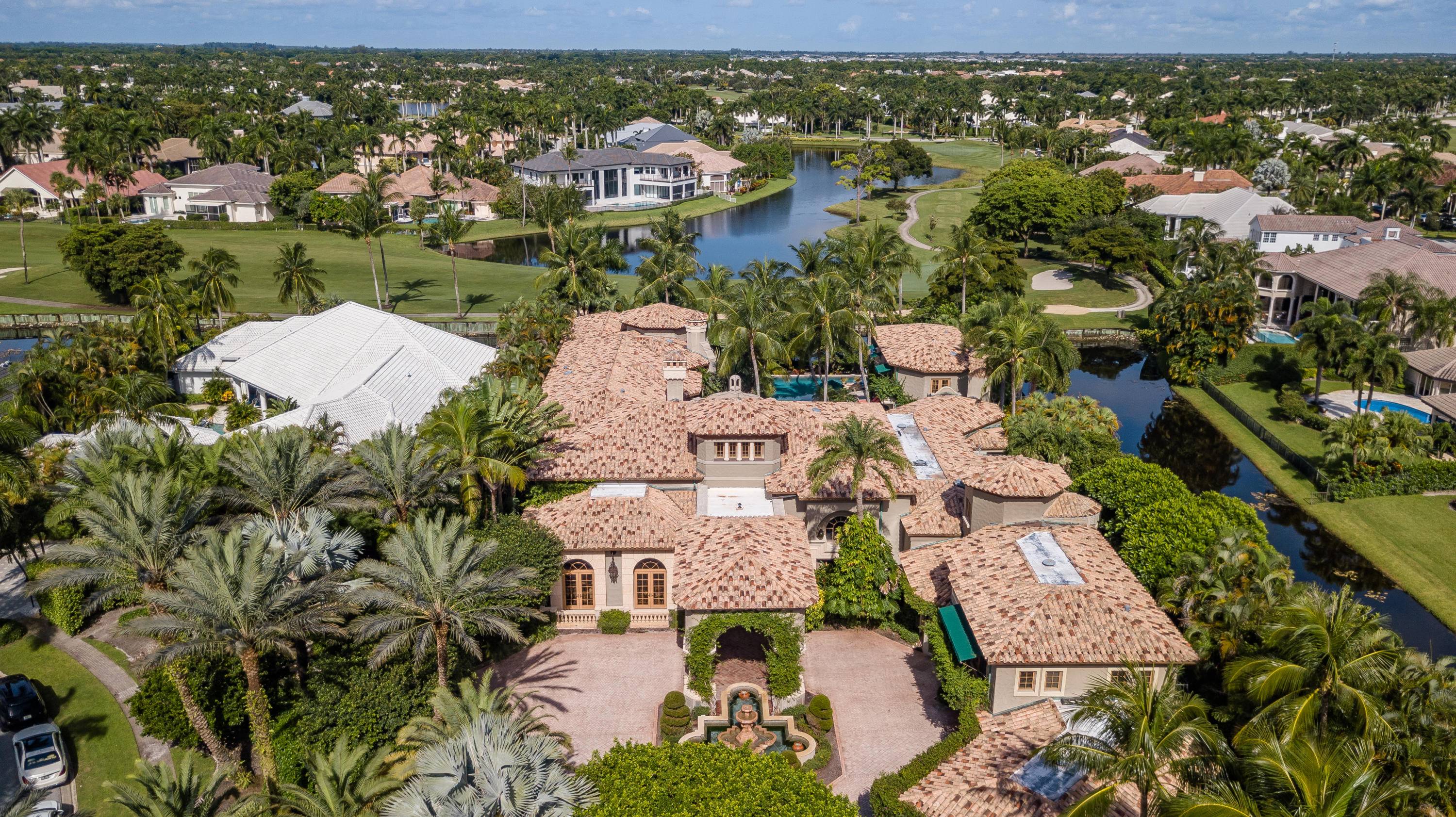 This iconic Palm Beach Estate was designed and built for grand entertainment and ultra privacy.