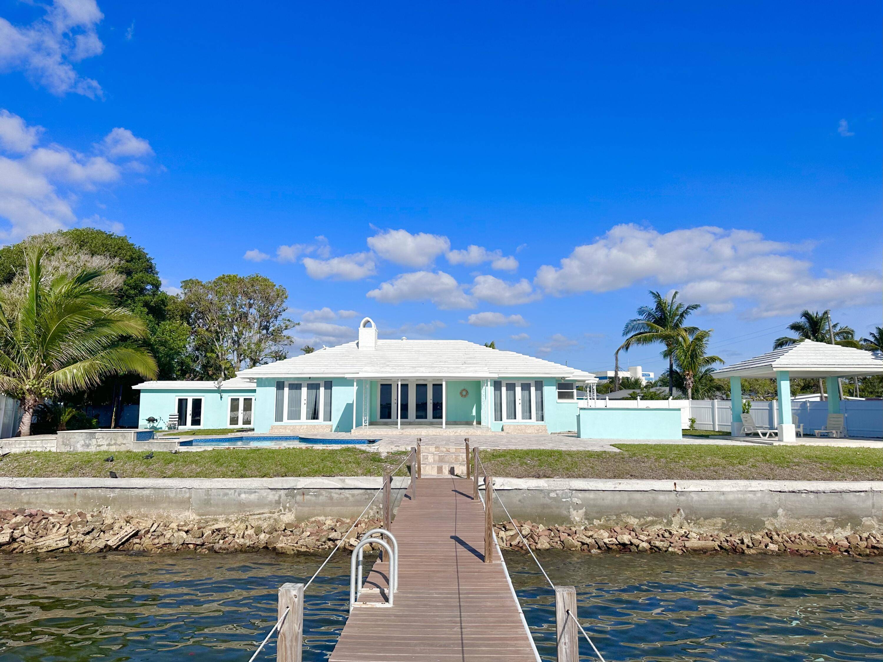 Rare opportunity to rent a waterfront paradise with your very own dock space !