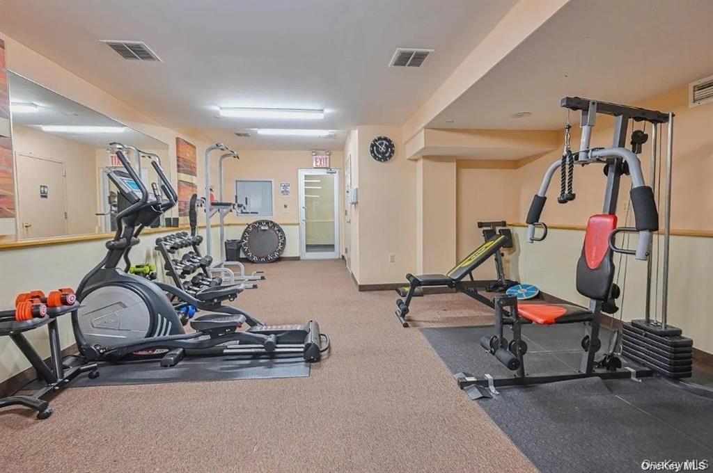 View of workout area