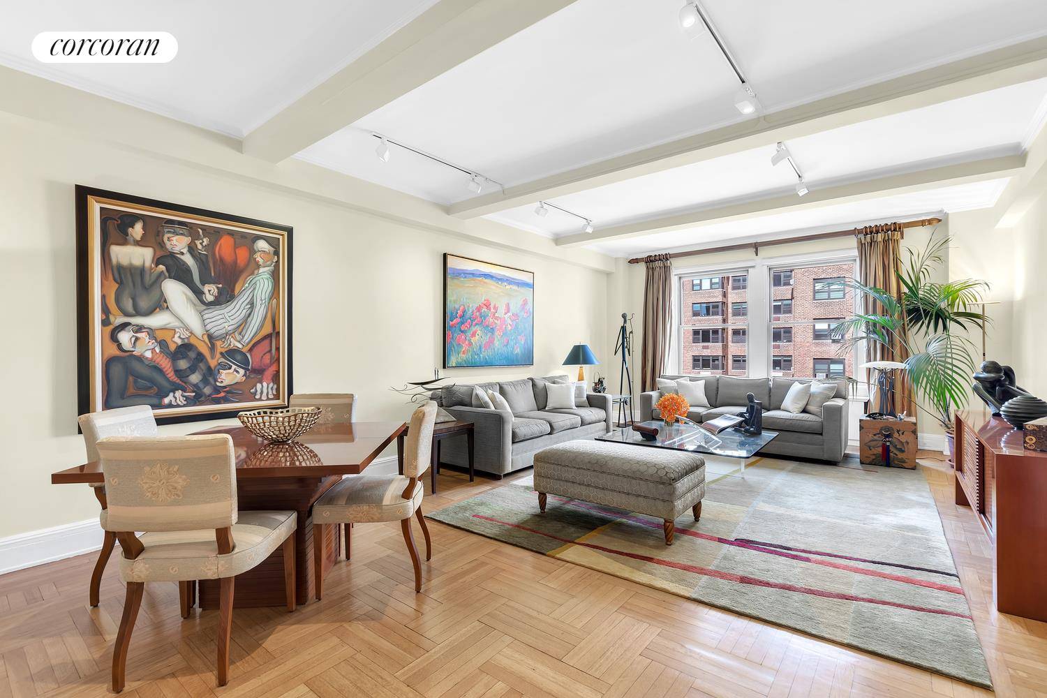 Truly grand, this high floor, classic 8 into 7 room corner home is in excellent, move in condition, one block from Riverside Park, offering incredibly, spacious rooms, abundant light, beautiful ...