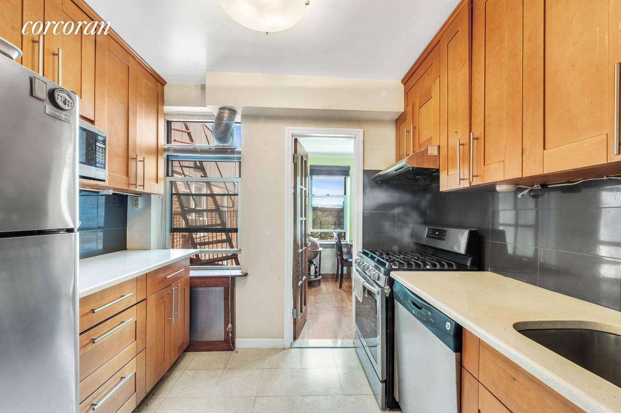 Fantastic 2BR 1 Ba Co op on top floor located in Forest Hills.