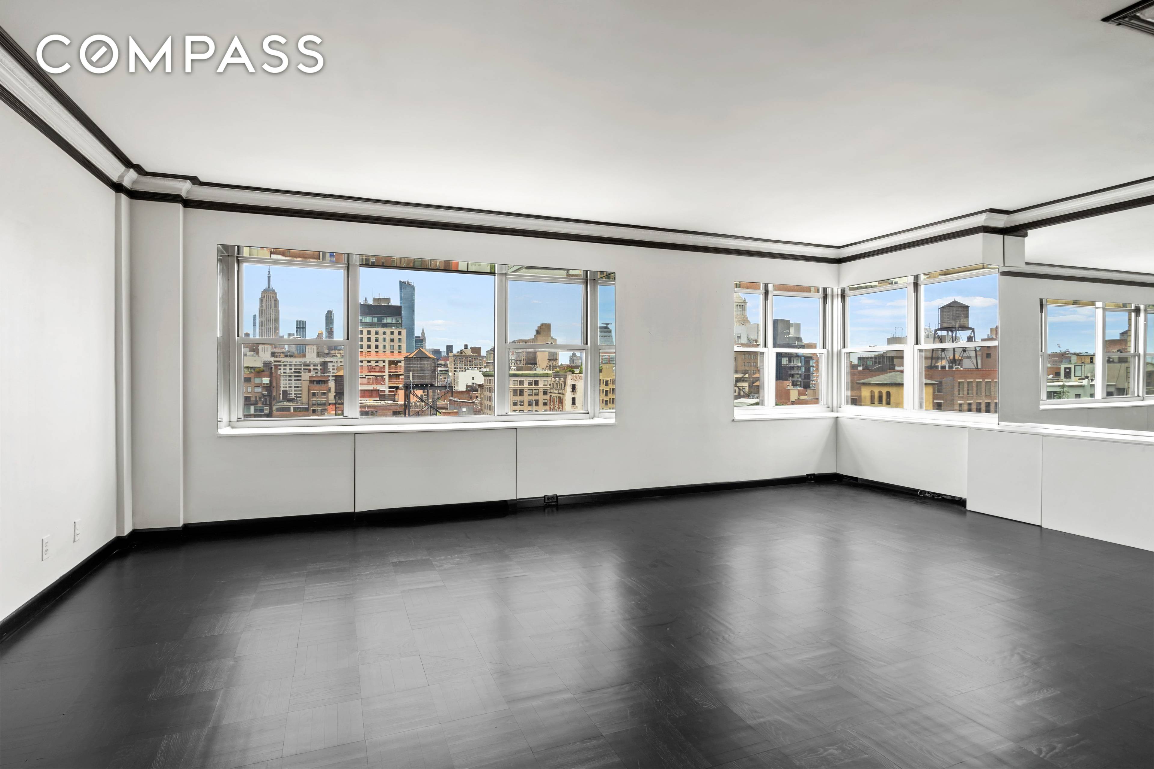 Create the home of your dreams in this prime downtown luxury co op building.