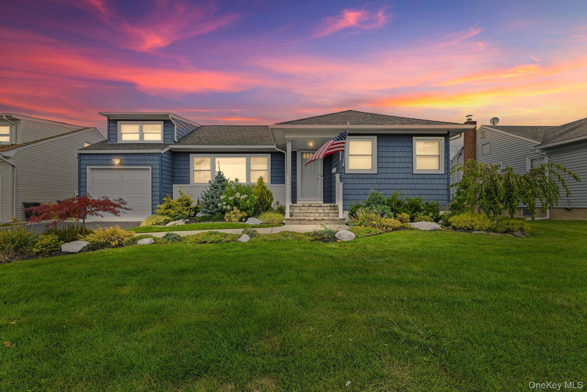 THIS BEAUTIFUL ONE FAMILY HOUSE LOCATED ON A QUIET TREE LINED STREET IN THE HEART OF MASSAPEQUA FEAUTURES STUNNING LANDSCAPING, FULLY PAVED BACK YARD WITH WHITE VINYL PRIVACY FENCE, PRIVATE ...