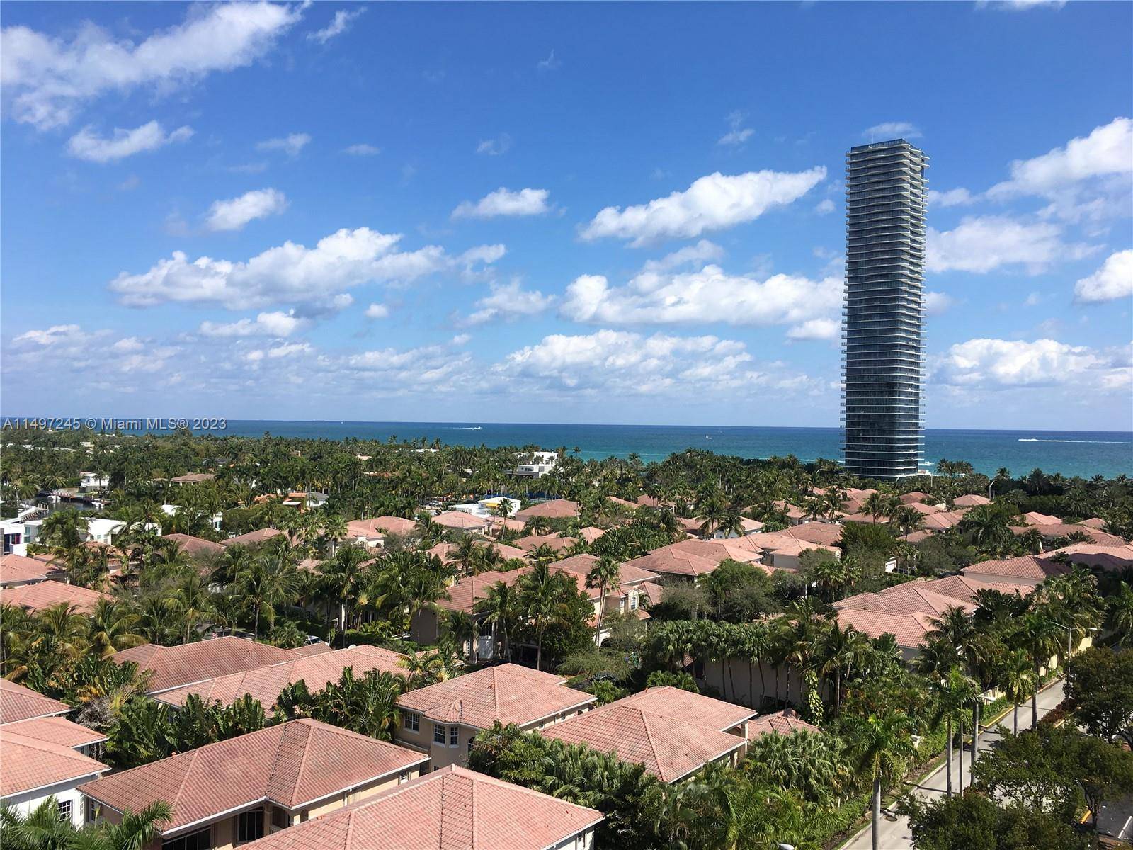 Undeniably the best line in the building with unobstructed ocean and intracoastal views, overlooking Golden Beach and Hallandale Beach's skyline.