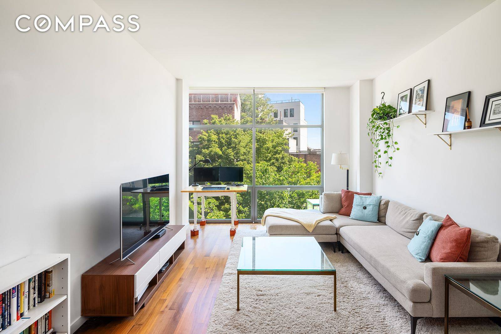 Residence 3E is a spacious one bedroom home located at 280 Metropolitan, a modern boutique new construction condominium overlooking a serene, tree lined block in the heart of Williamsburg.