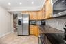 Kitchen with granite countertops