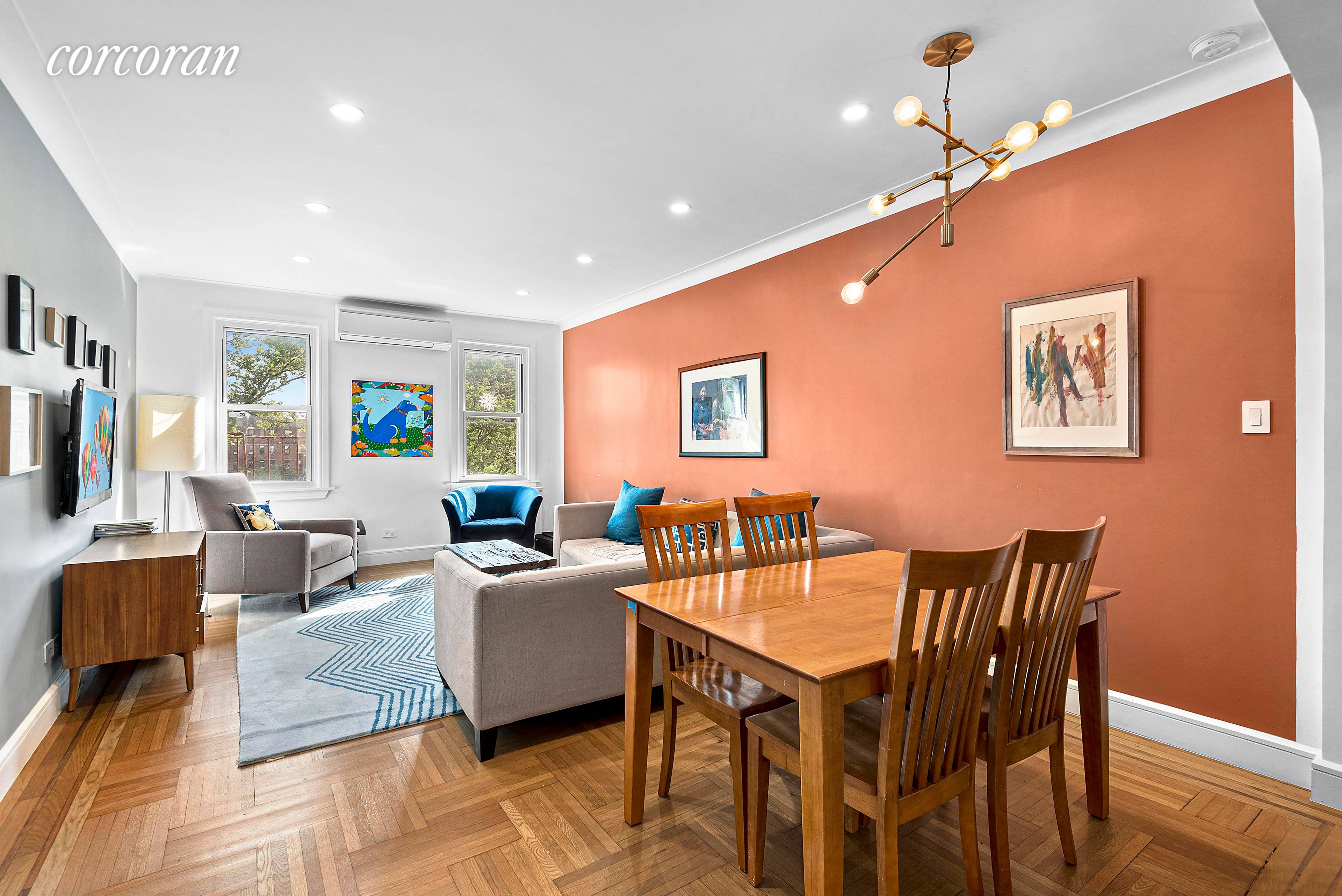 Welcome to this stunning pre war Coop located directly across the street from Prospect Park !