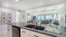 Enjoy the views of the bayfront from the kitchen