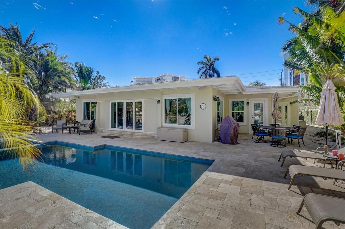 Heated pool and spa